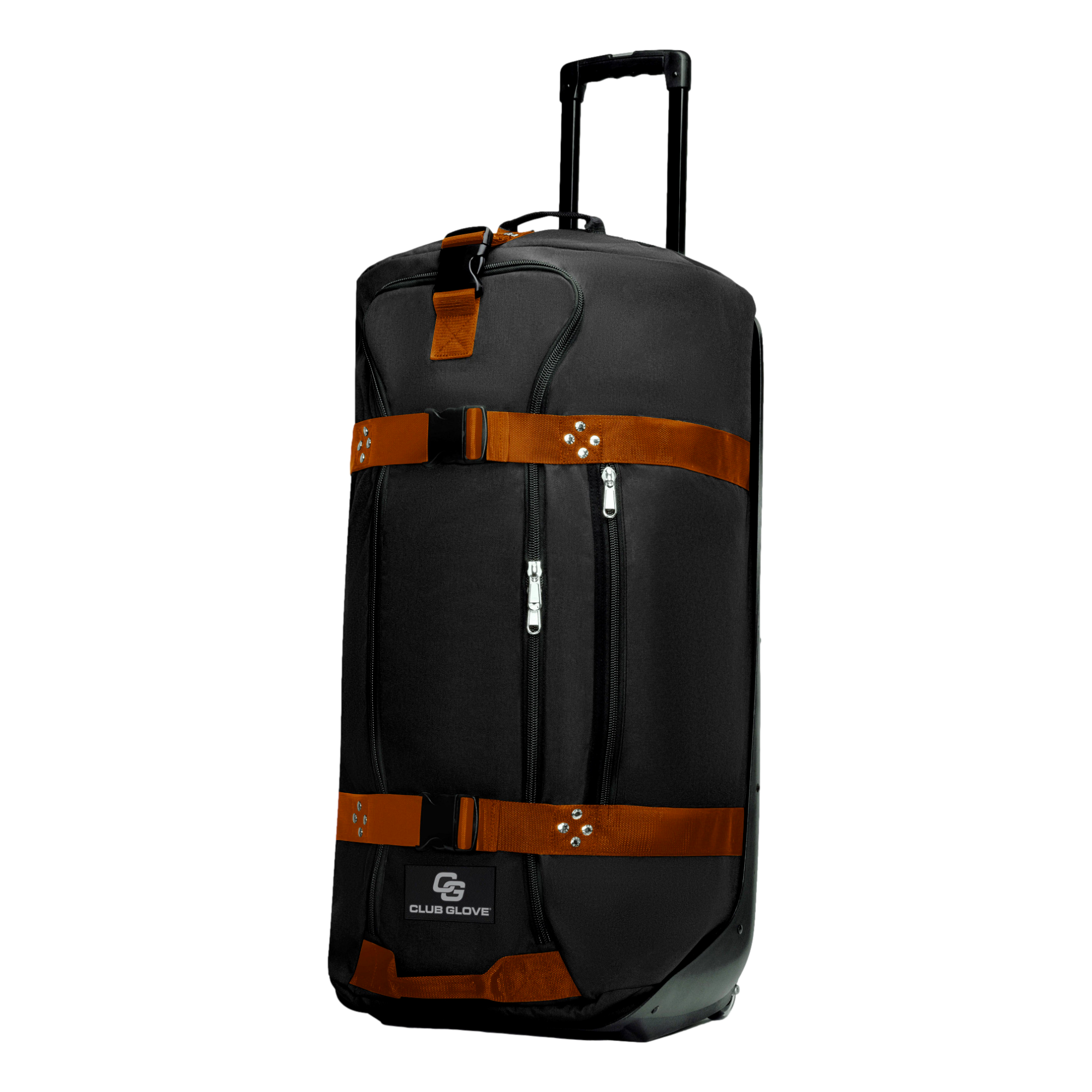 Rolling Duffle XL, Black/Copper - Club Glove Golf Luggage