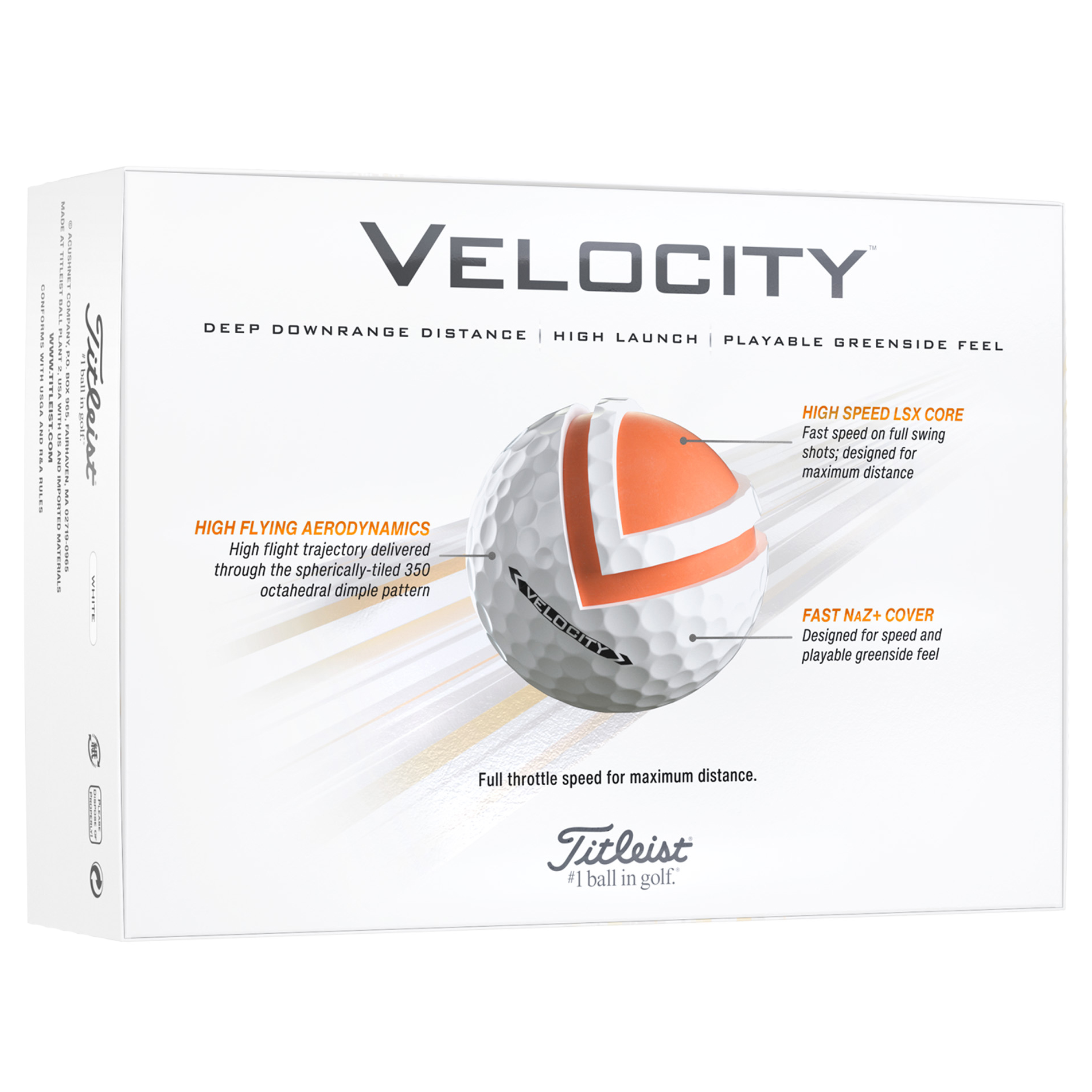 Velocity 2024 Personalized Golf Balls