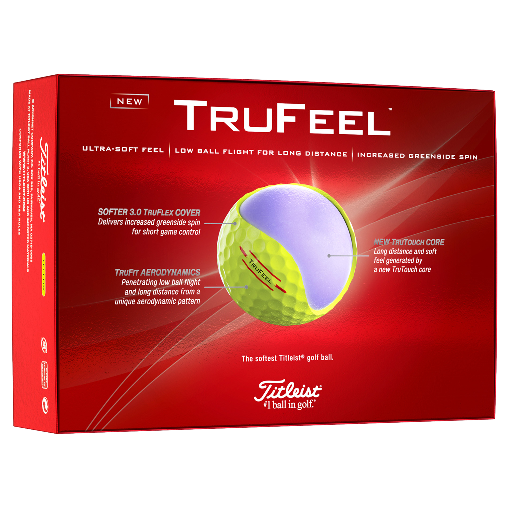 TruFeel 2024 Personalized Golf Balls