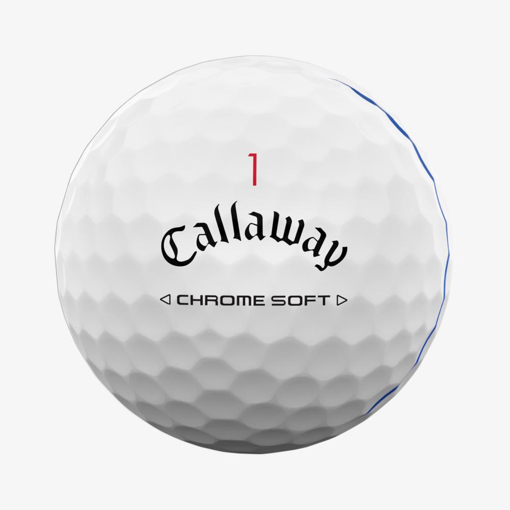 Chrome Soft Triple Track 2024 Personalized Golf Balls