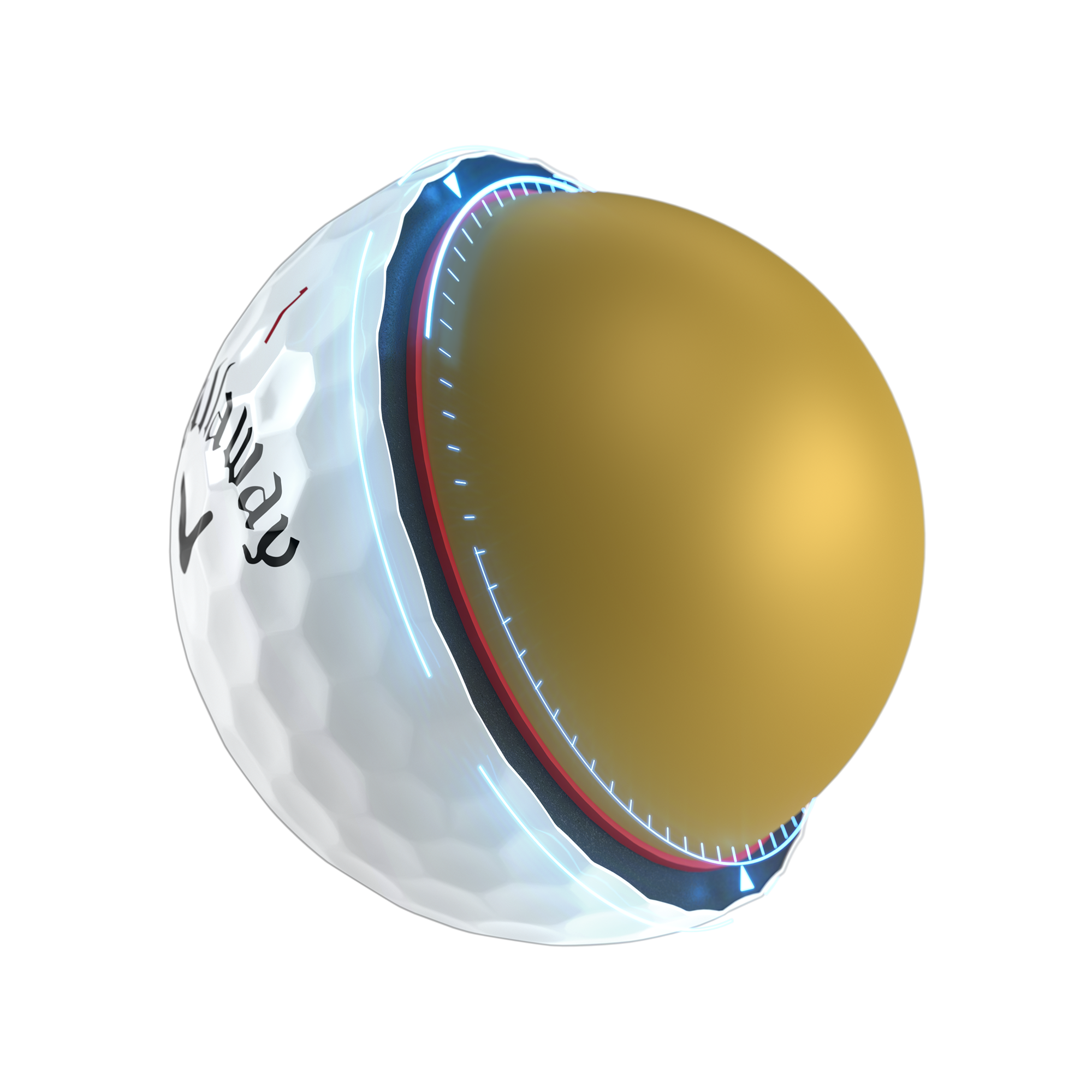 Chrome Tour Triple Track 2024 Personalized Golf Balls