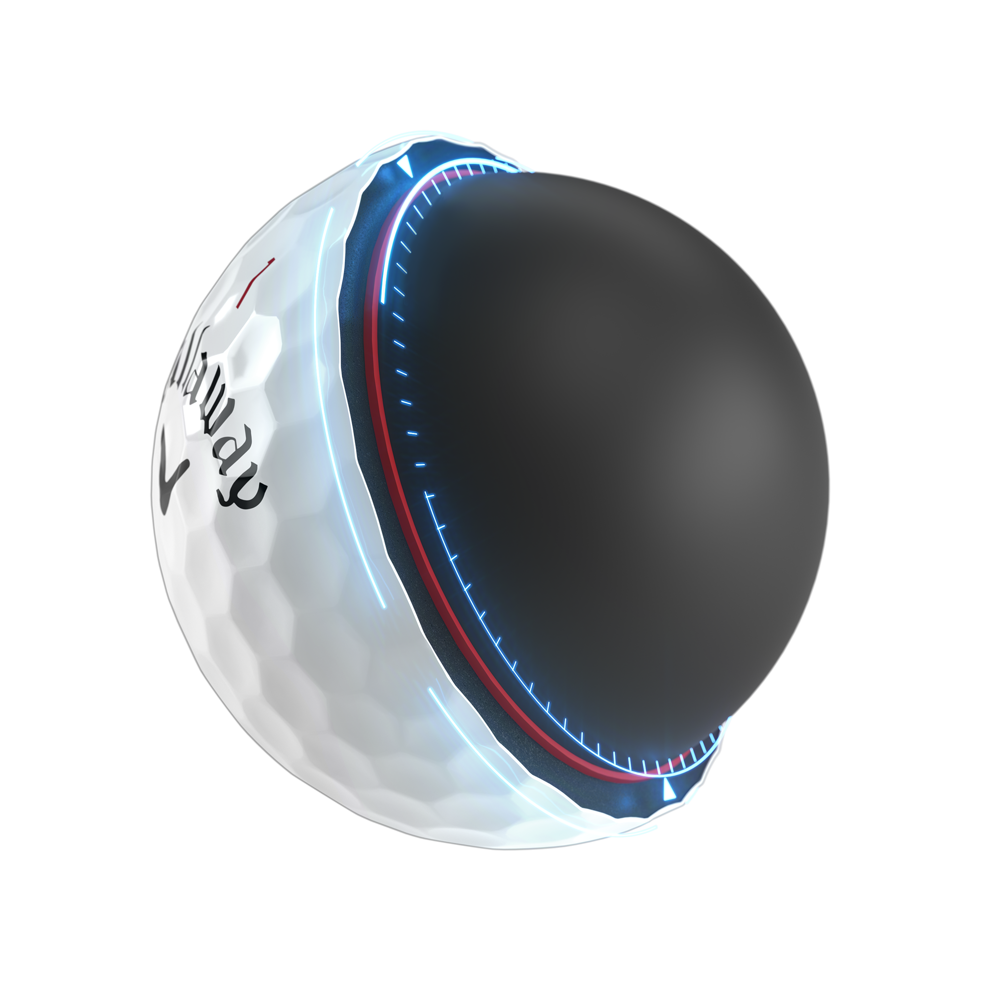 Chrome Tour X Triple Track 2024 Personalized Golf Balls