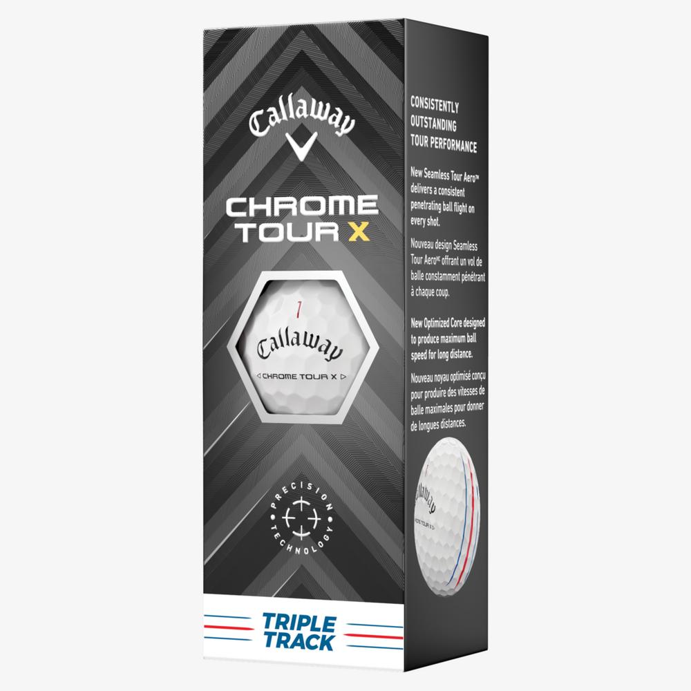 Chrome Tour X Triple Track 2024 Personalized Golf Balls