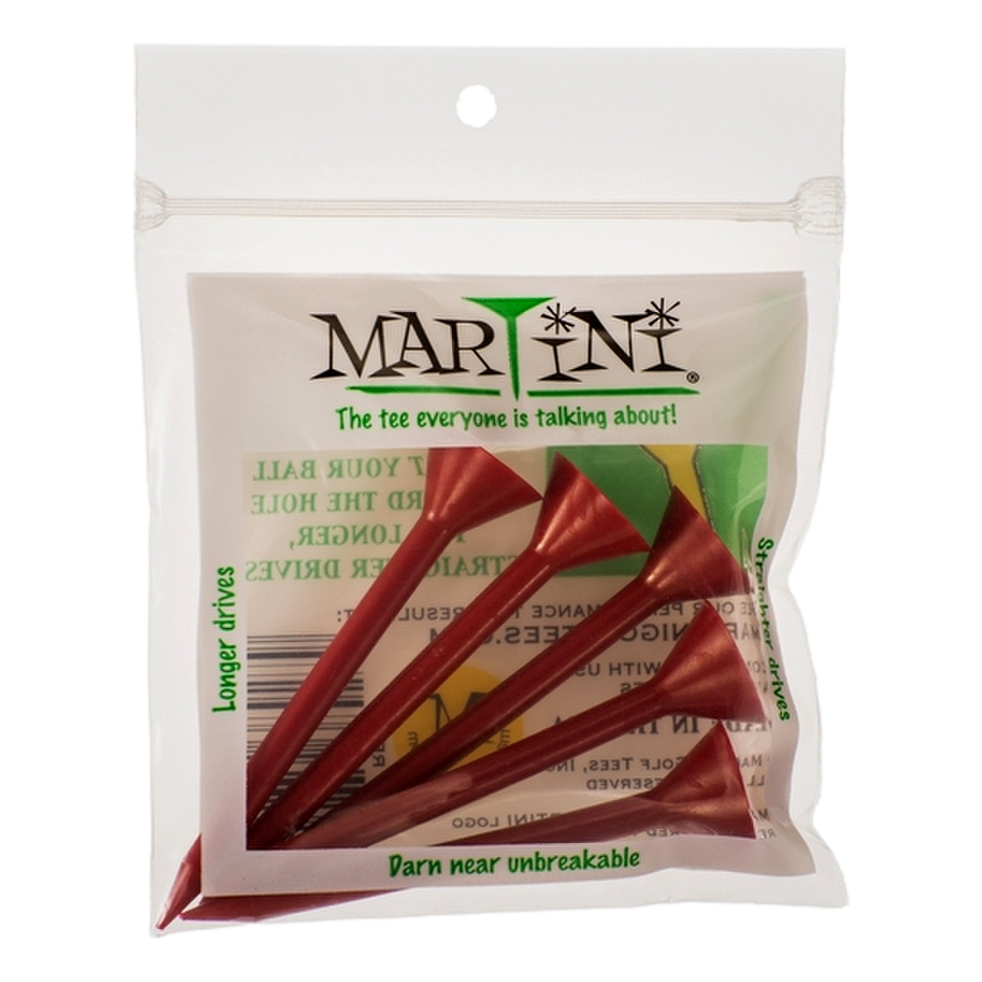 Martini Golf Tees3-1/4" Golf Tees 5-Pack