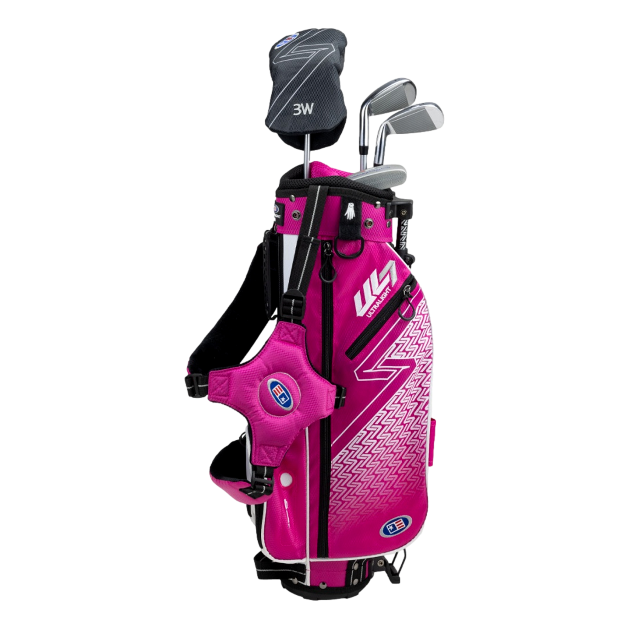 Ultralight 7 45" 4-Club Complete Set w/ Stand Bag (Player Height: 45"-48")
