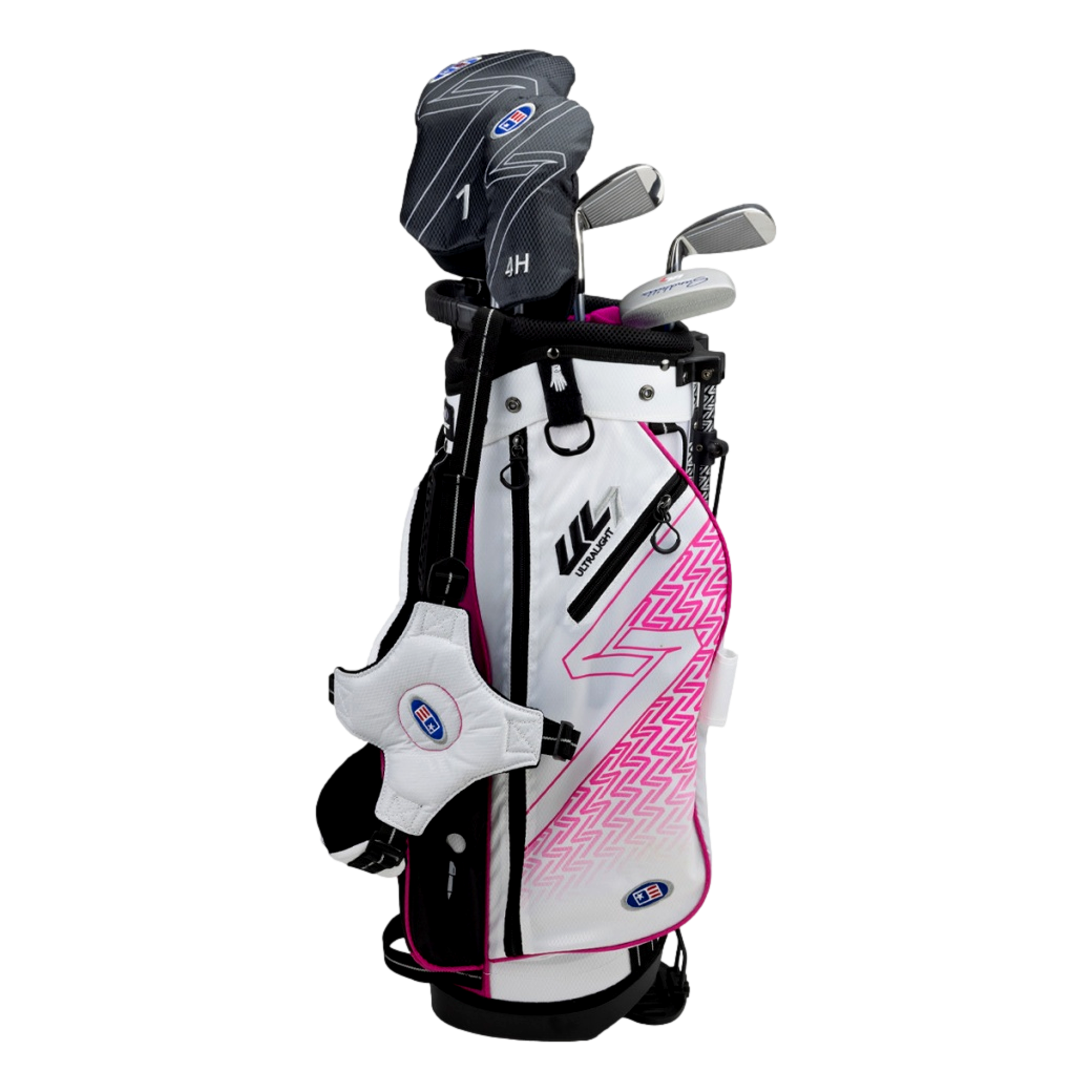 Ultralight 7 48" 5-Club Complete Set w/ Stand Bag (Player Height: 48"-51")
