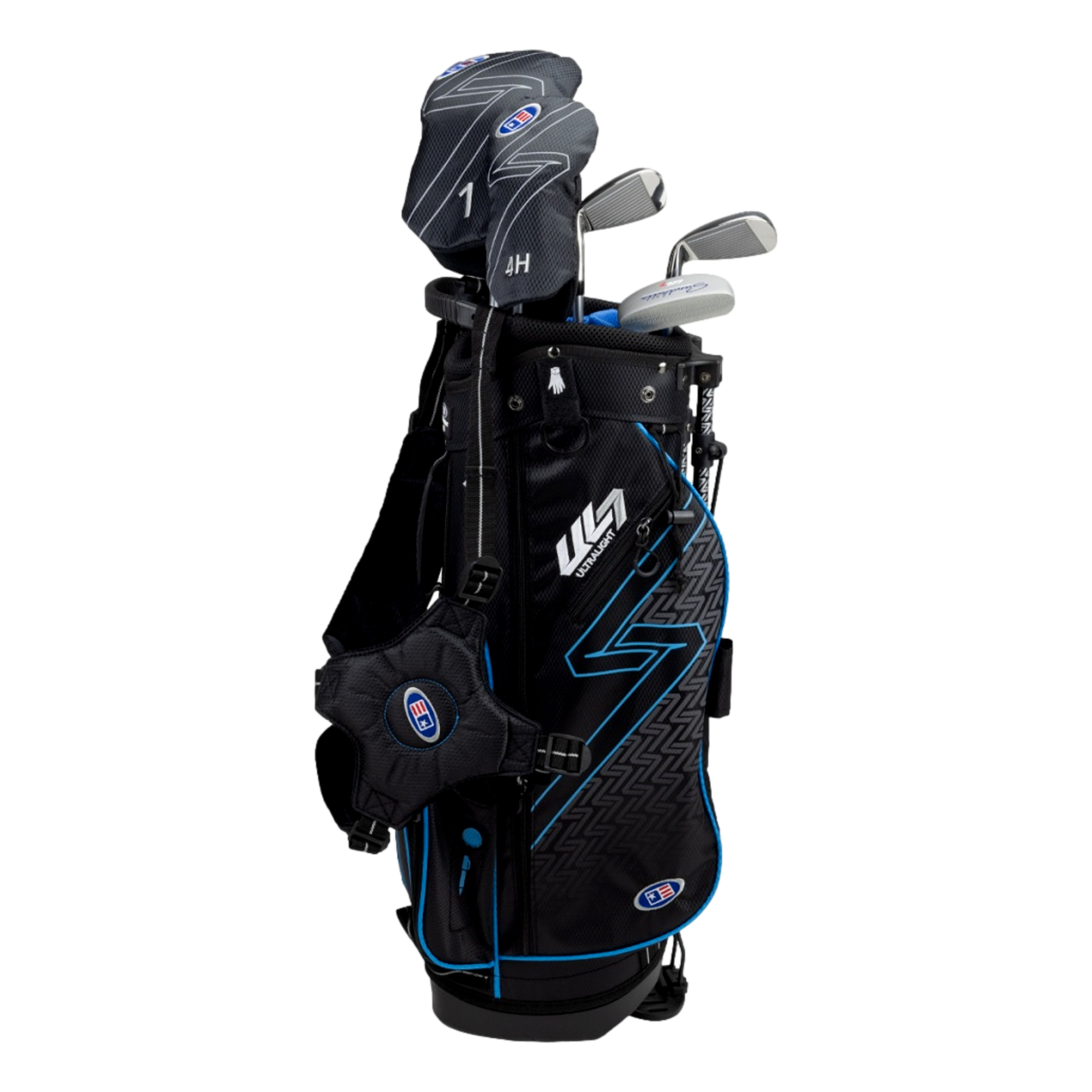 Ultralight 7 48" 5-Club Complete Set w/ Stand Bag (Player Height: 48"-51")