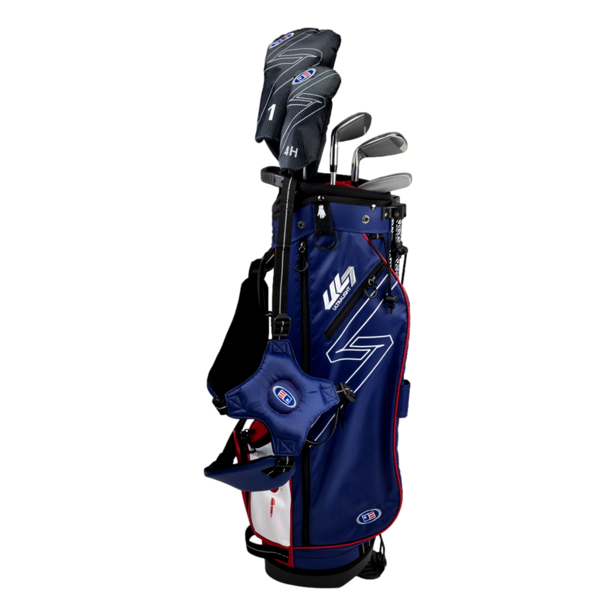 Ultralight 7 57" 5-Club Complete Set w/ Stand Bag (Player Height: 57"-60")