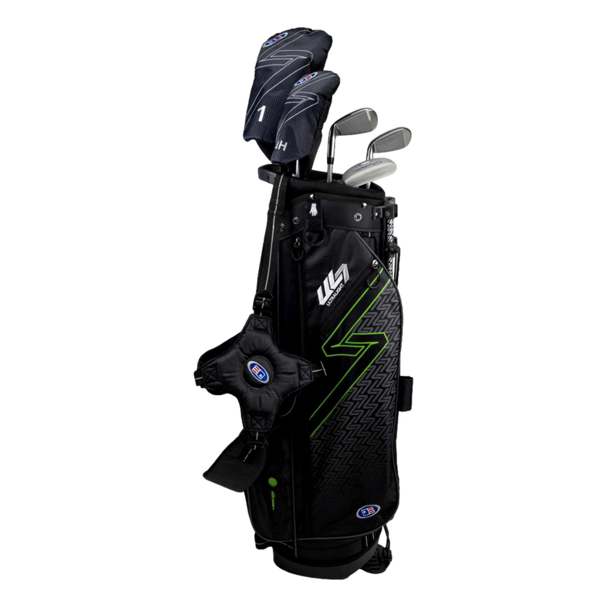 Ultralight 7 57" 5-Club Complete Set w/ Stand Bag (Player Height: 57"-60")