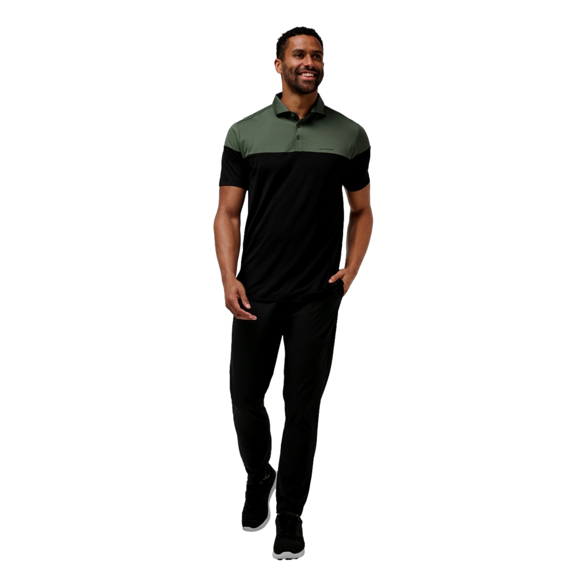 Heater Pro Colorblock Men's Short Sleeve Golf Polo Shirt