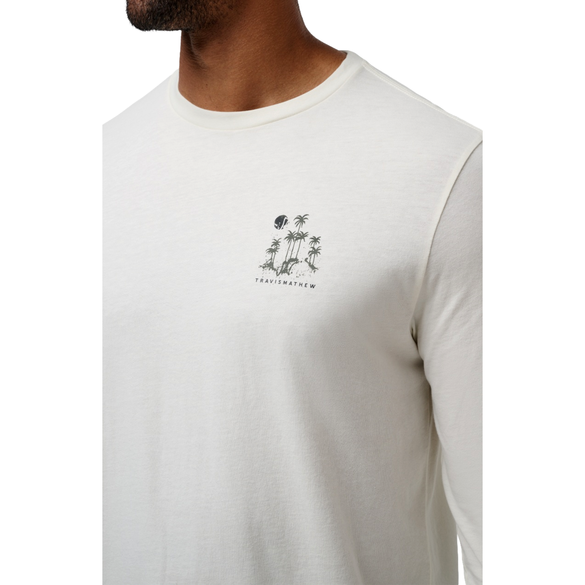 Rolling Waves Long Sleeve Men's Golf T-Shirt