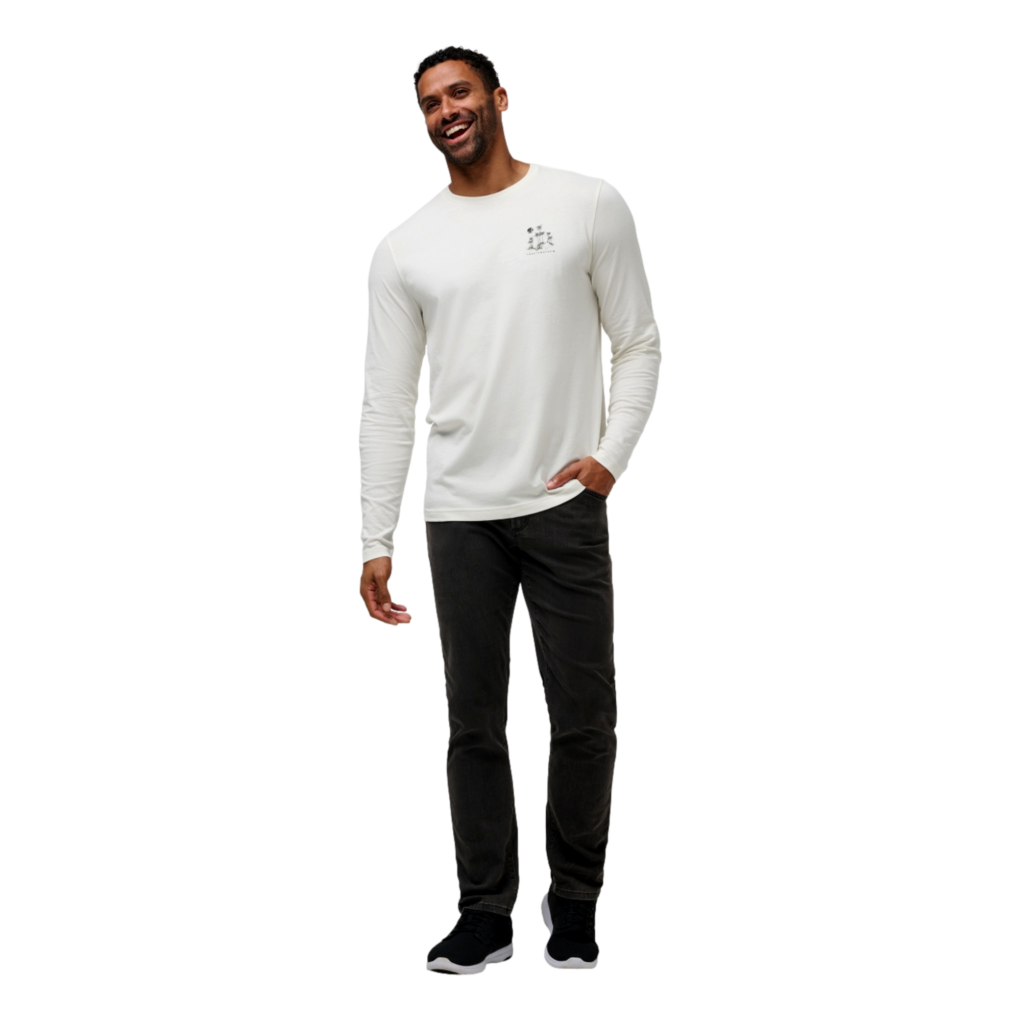 Rolling Waves Long Sleeve Men's Golf T-Shirt