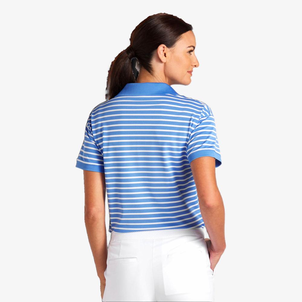 Everyday Striped Pique Short Sleeve Polo Shirt