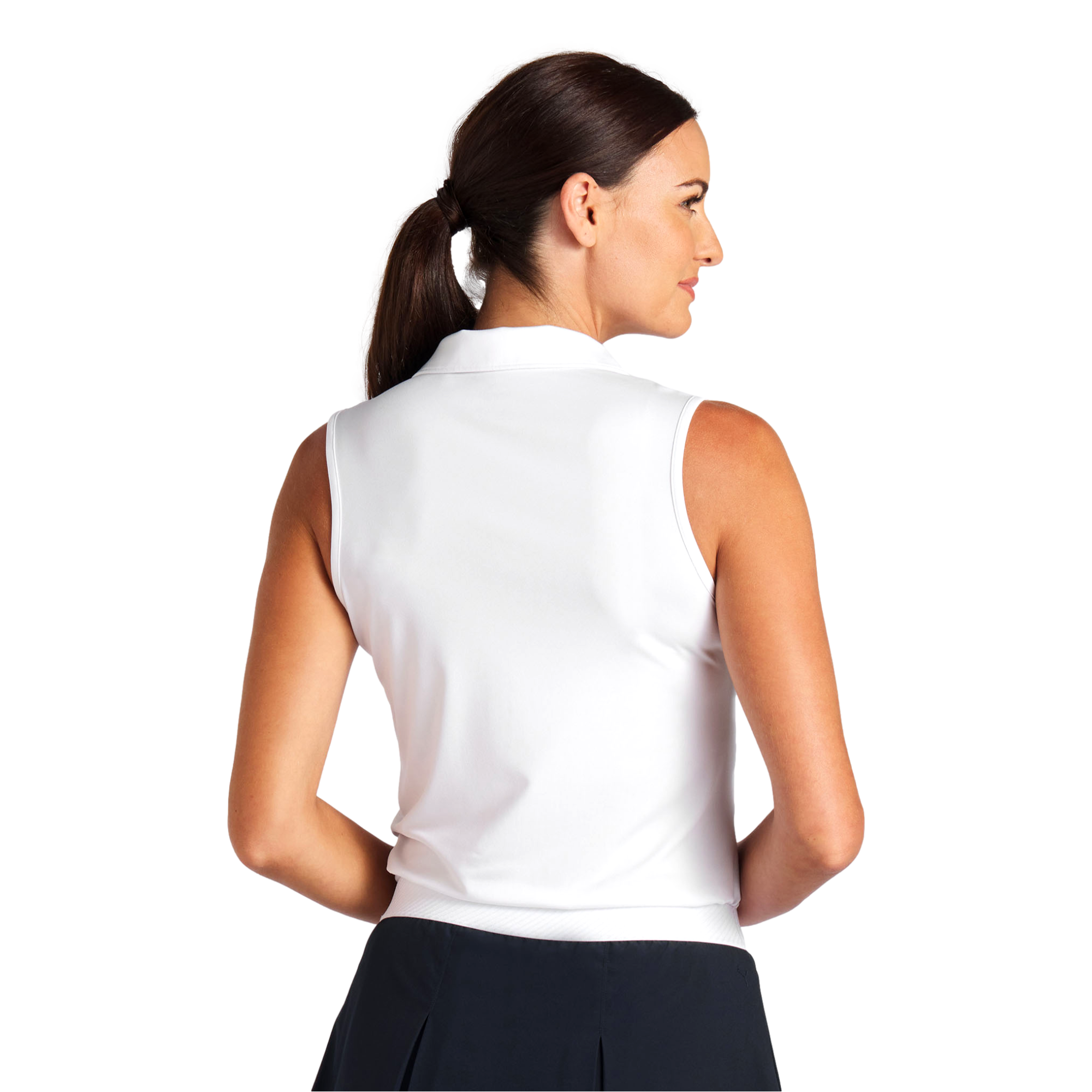 Cloudspun Piped Sleeveless Polo