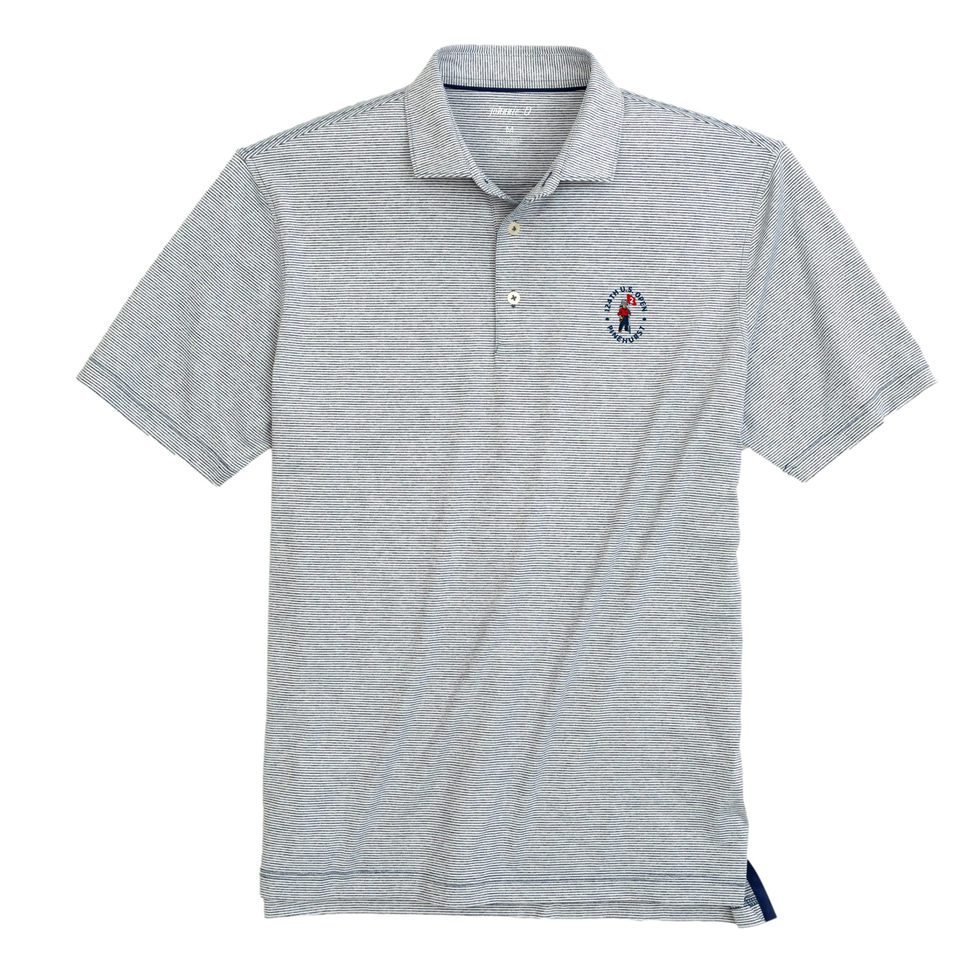 Johnnie O 124th U.S. Open Lyndon Striped Jersey Performance Polo
