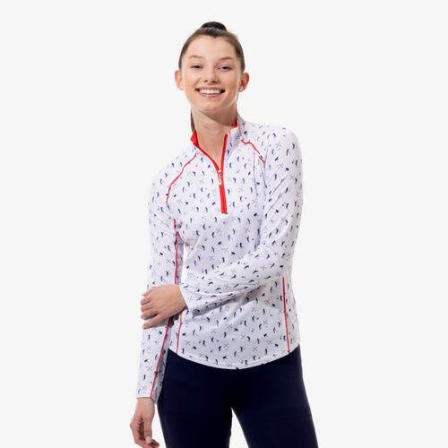 SolCool A Putt Above Quarter Zip Pull Over