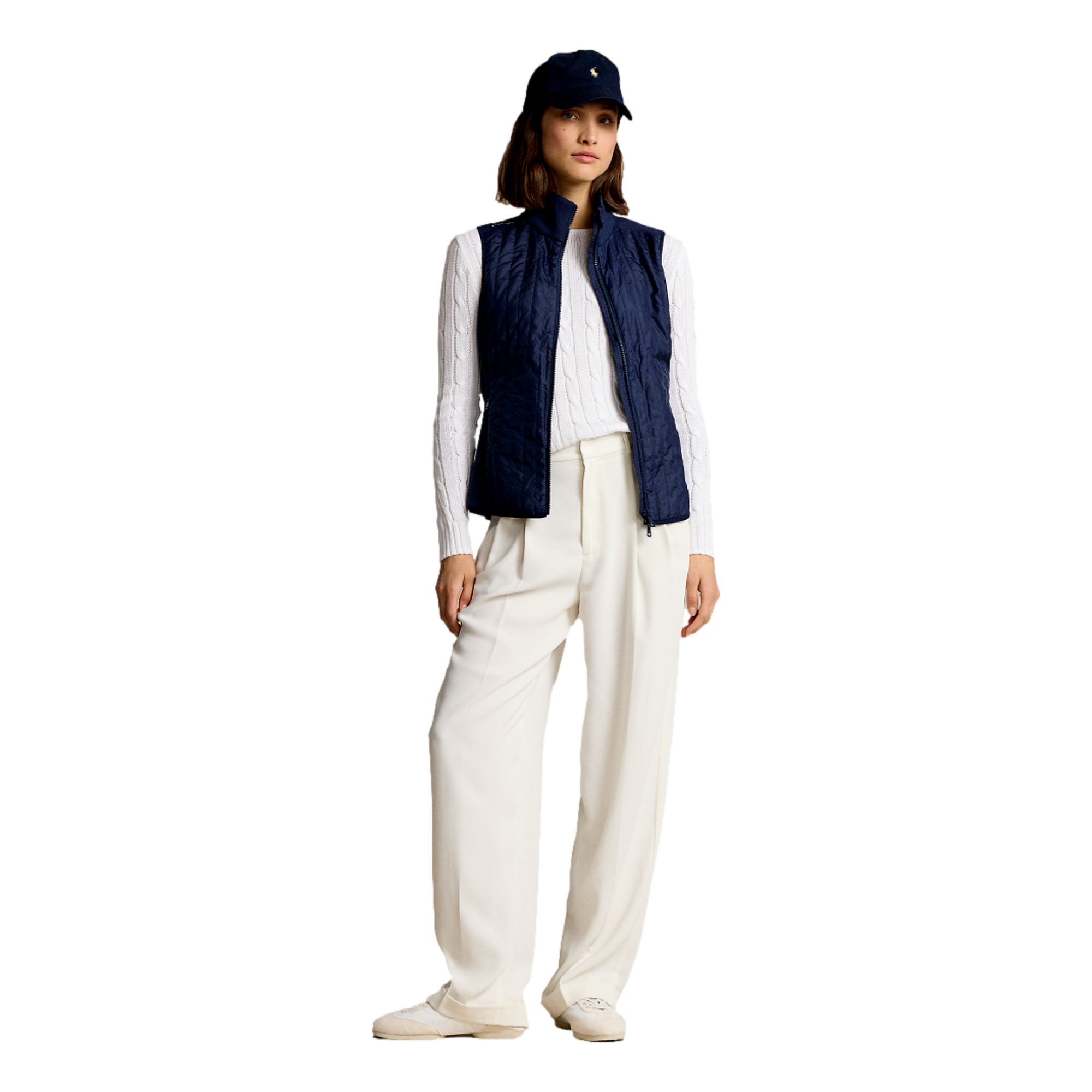 Performance Nylon Full-Zip Sleeveless Vest