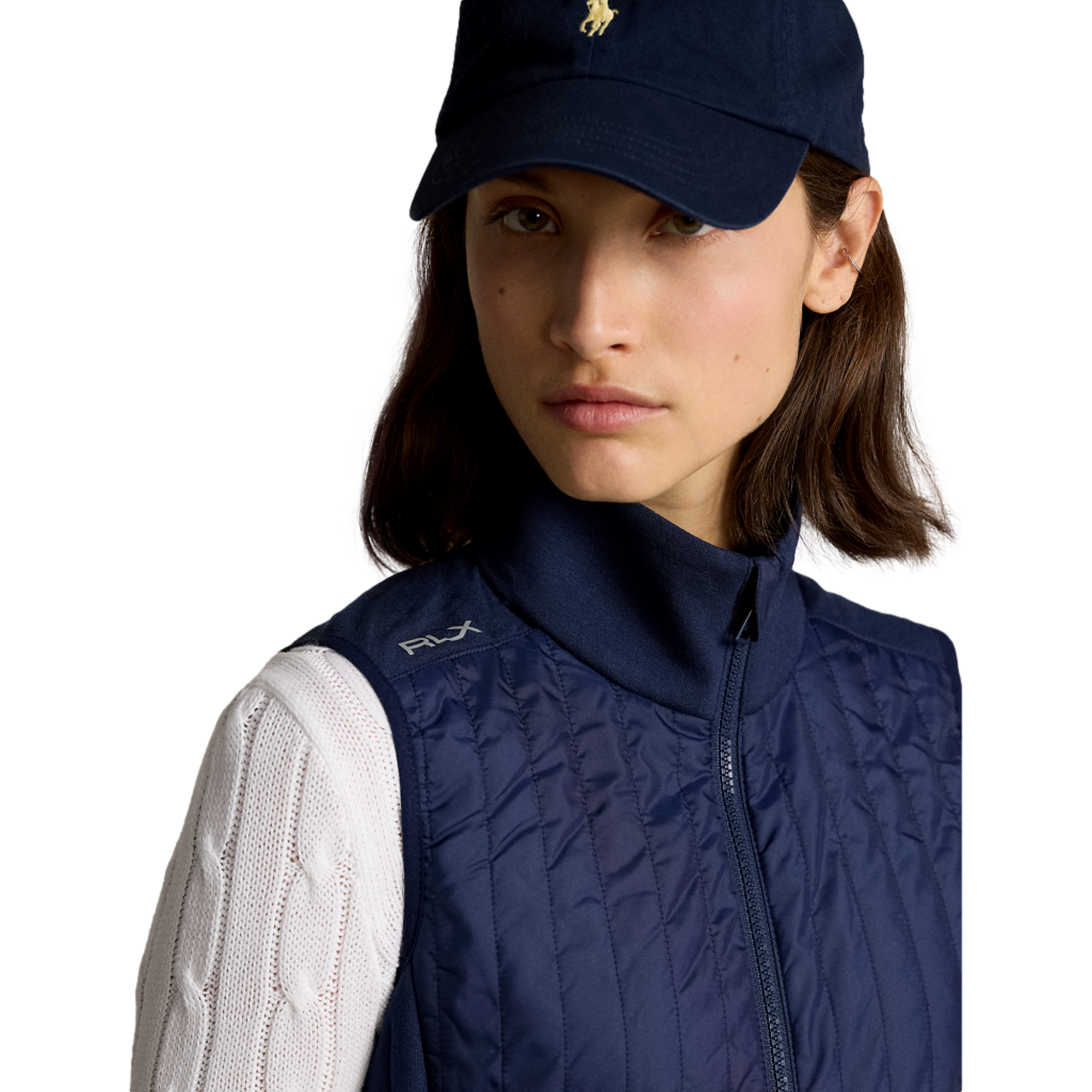 Performance Nylon Full-Zip Sleeveless Vest