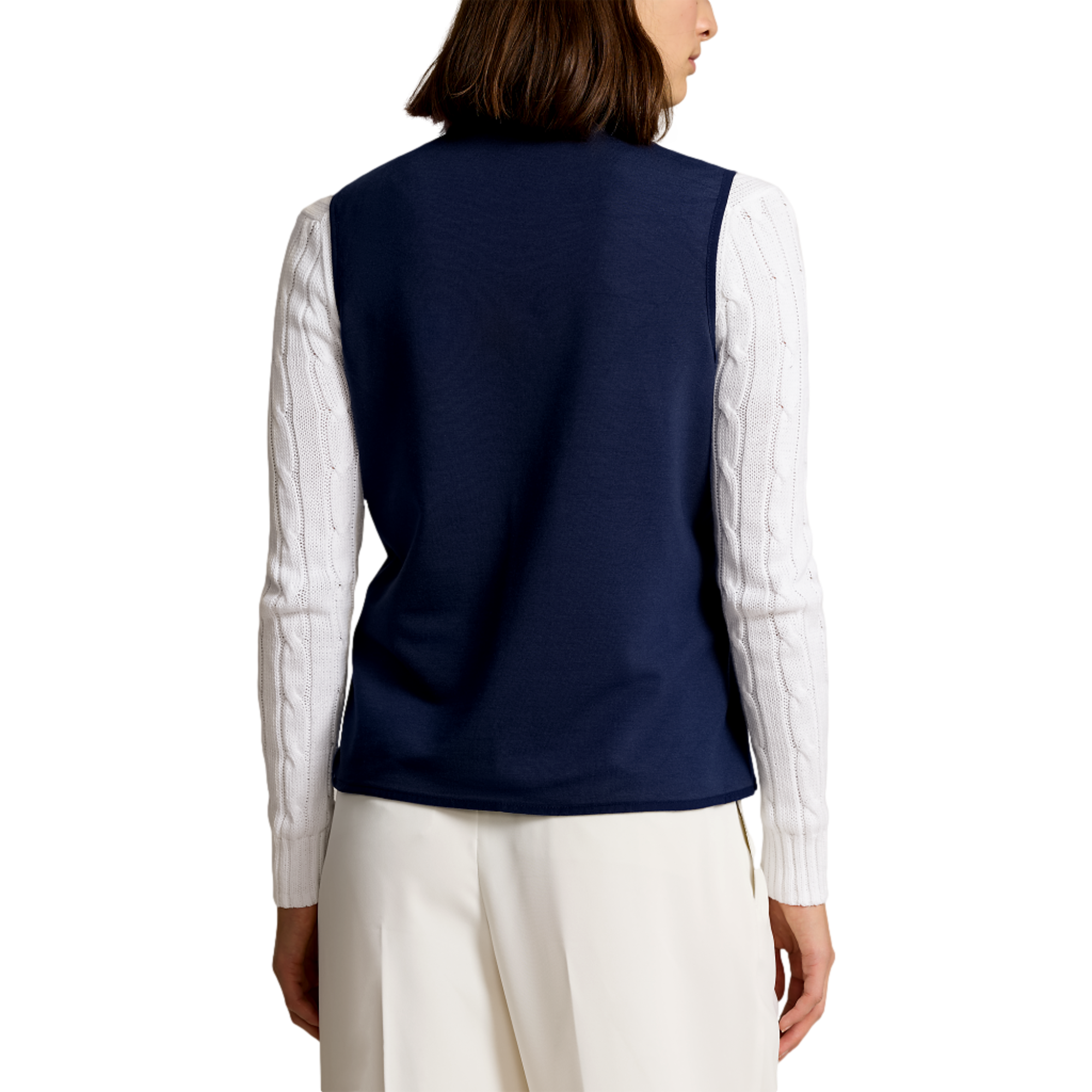 Performance Nylon Full-Zip Sleeveless Vest