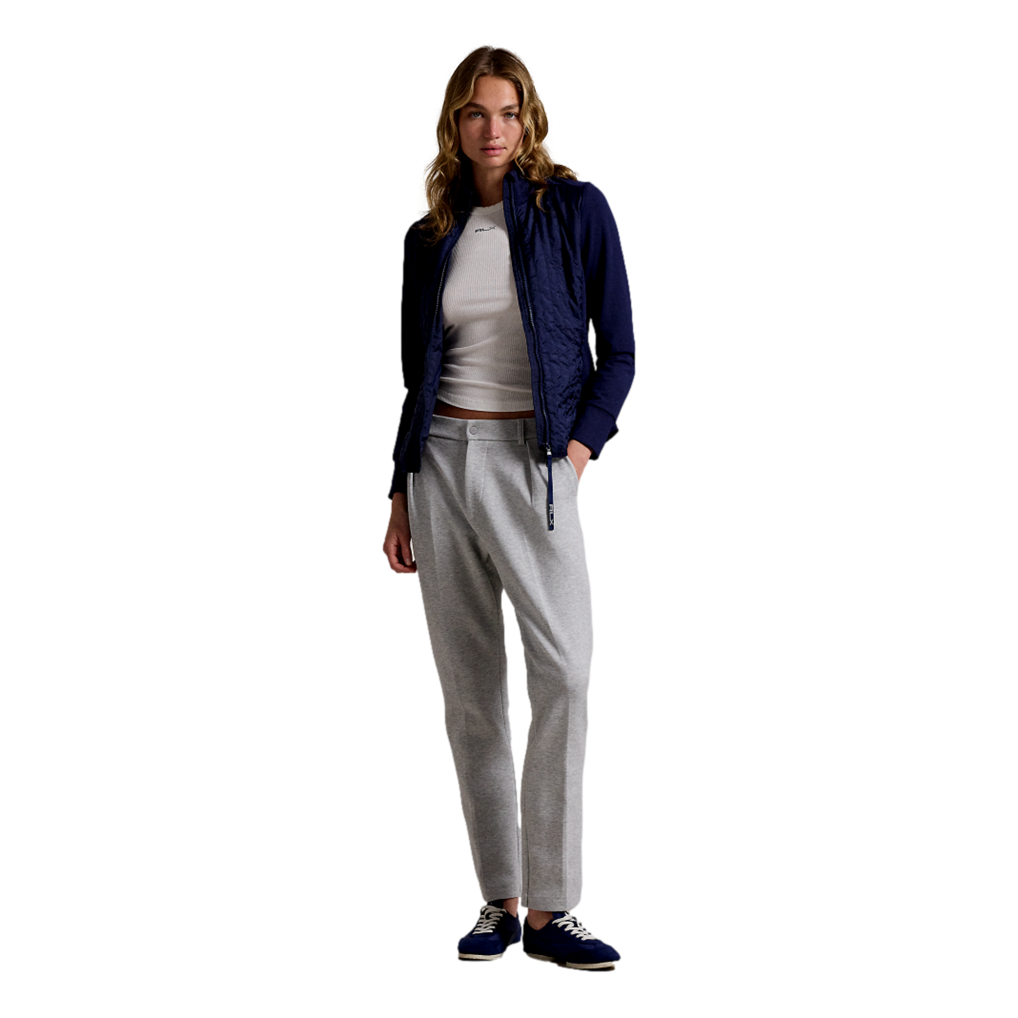 Double Knit Tech Pleated Trouser