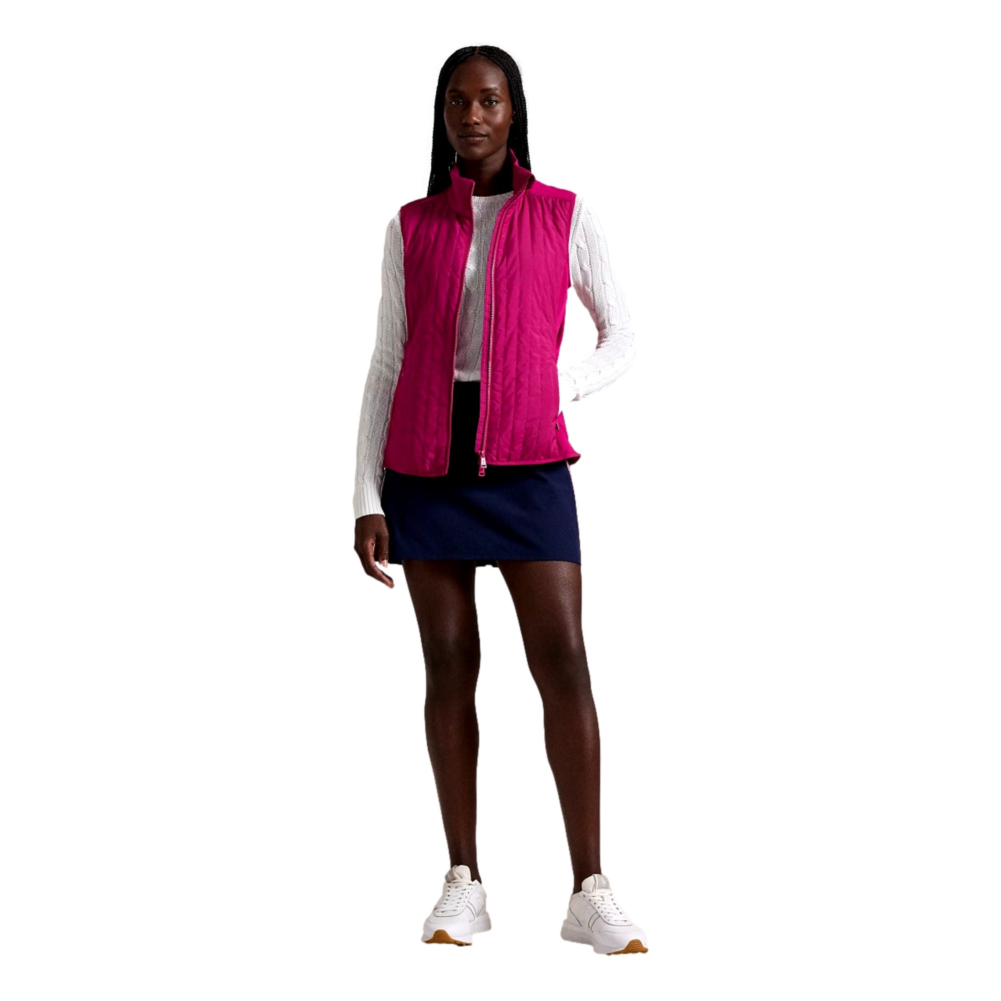 Performance Nylon Full-Zip Sleeveless Vest