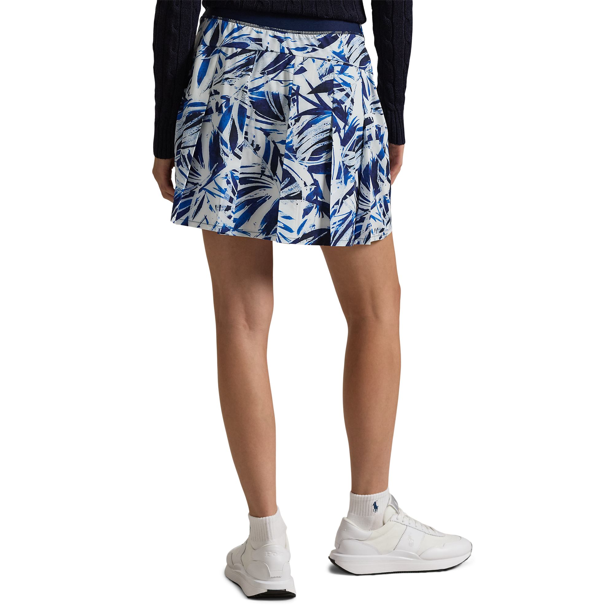 Print Pleated Four-Way-Stretch Women's 17" Golf Skort