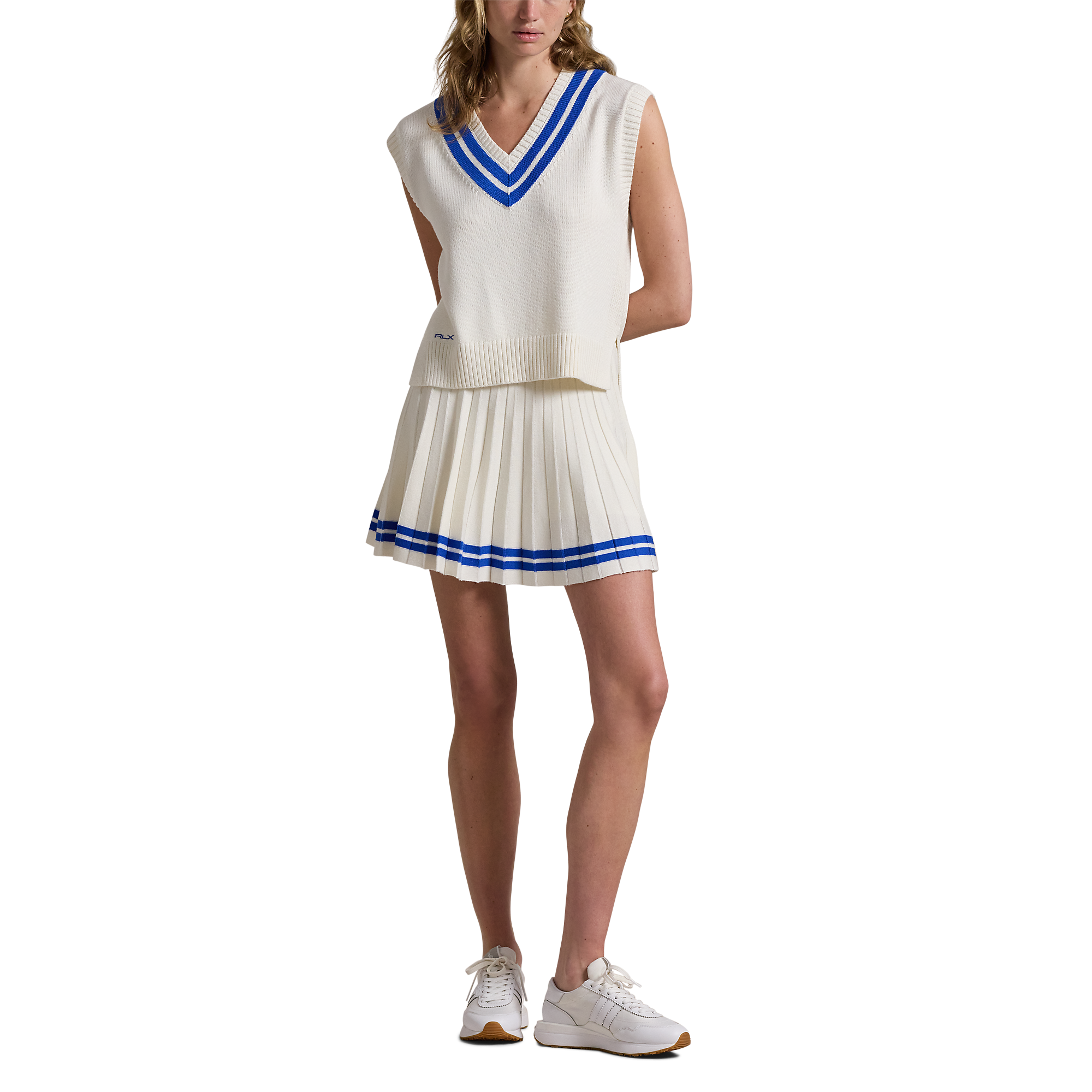 Cotton V-Neck Sweater Women's Golf Vest