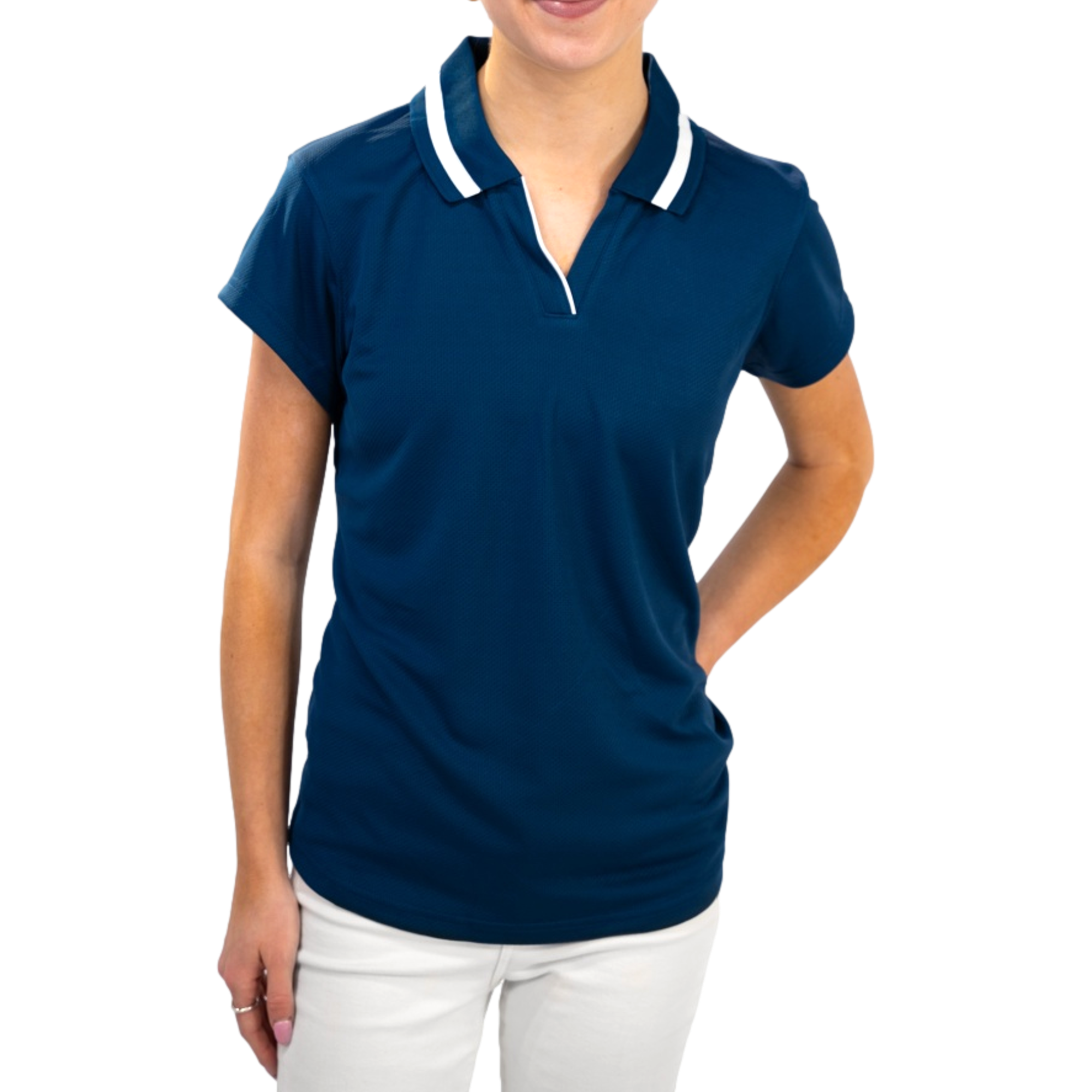 Cap Sleeve Women's Short Sleeve Golf Polo Shirt