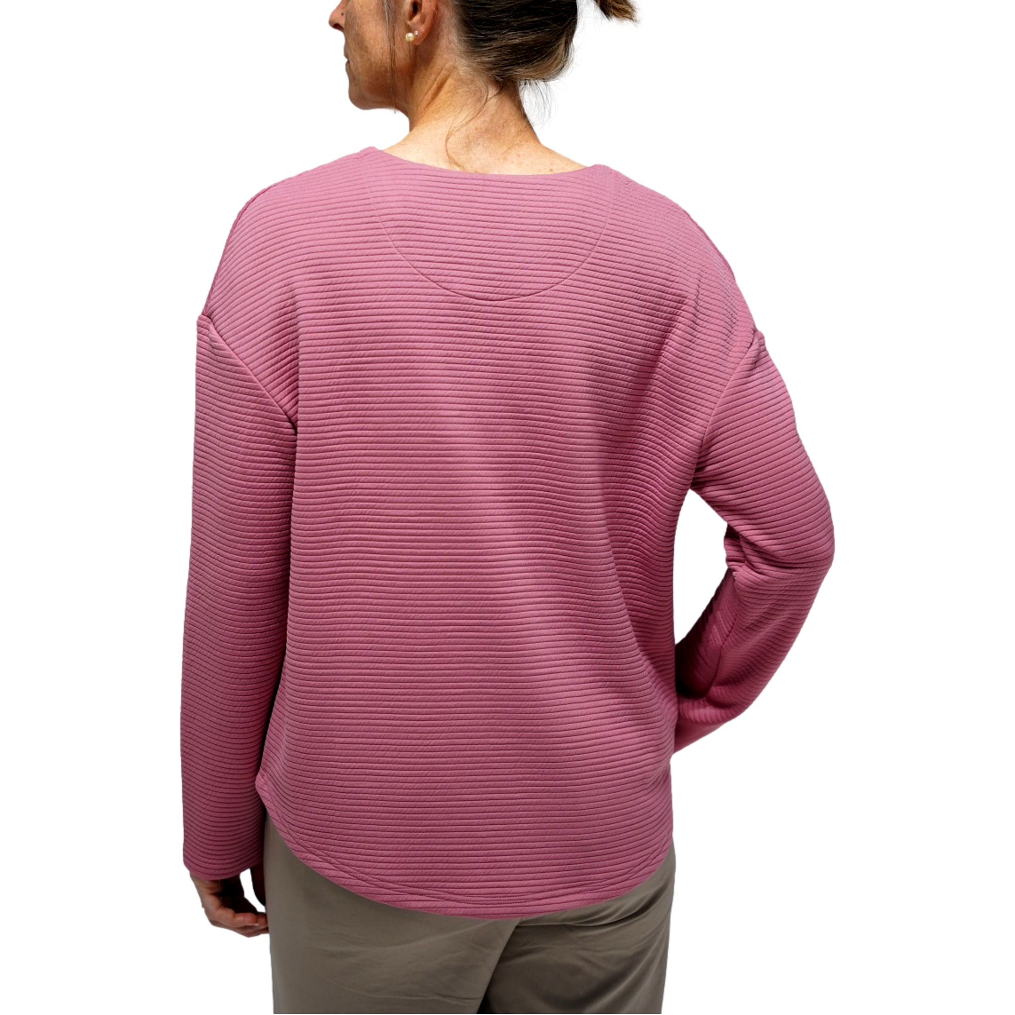 V-Neck  Long Sleeve Top