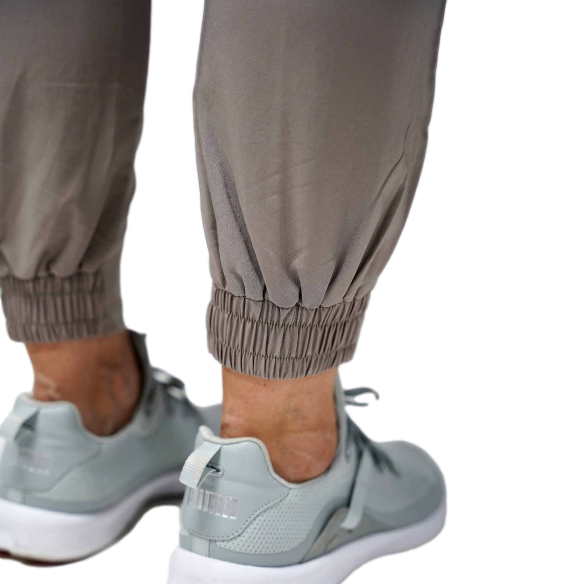 Elastic Waist Cuff Solid 26.5" Women's Golf Pants