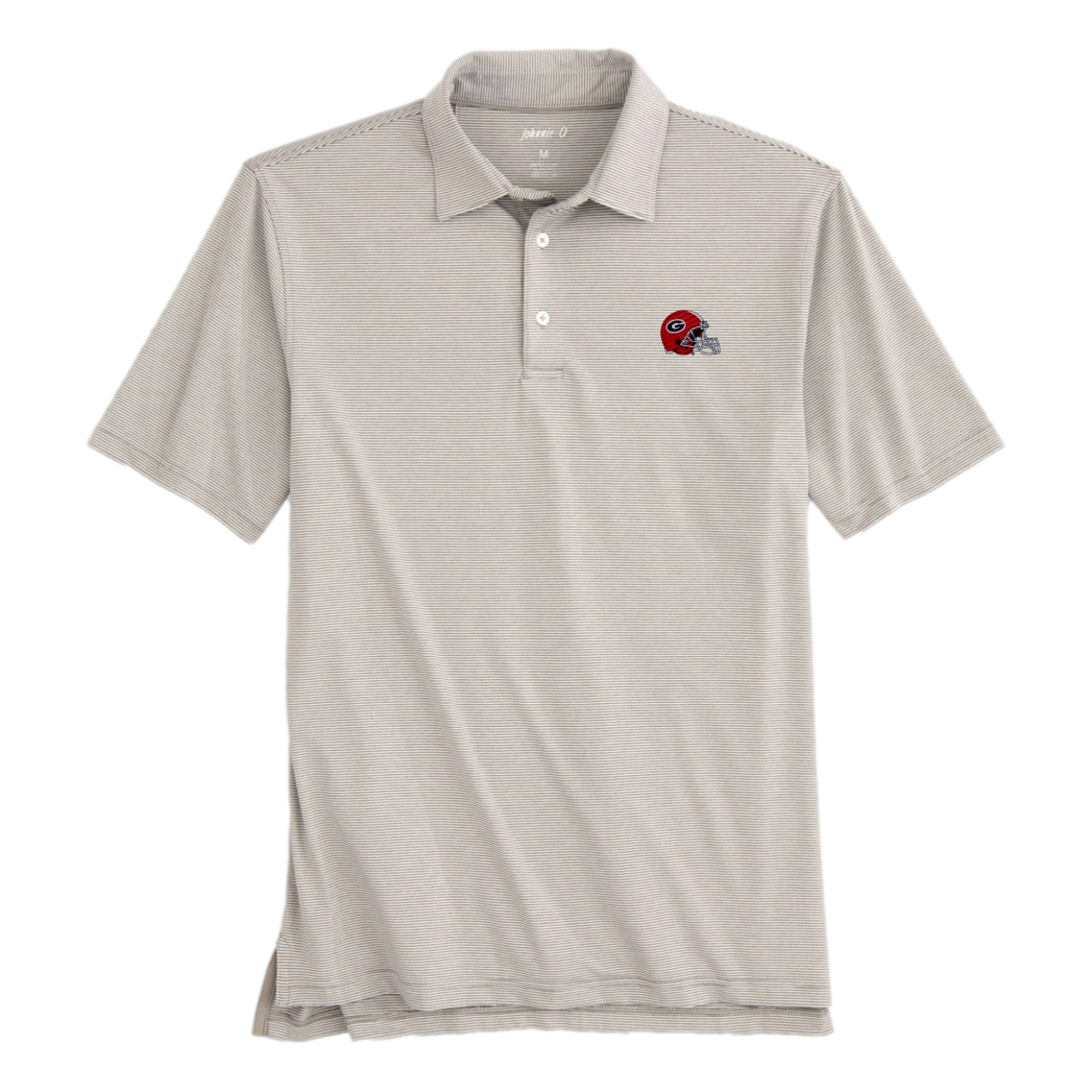 Georgia Bulldogs Lyndon Striped Polo Shirt