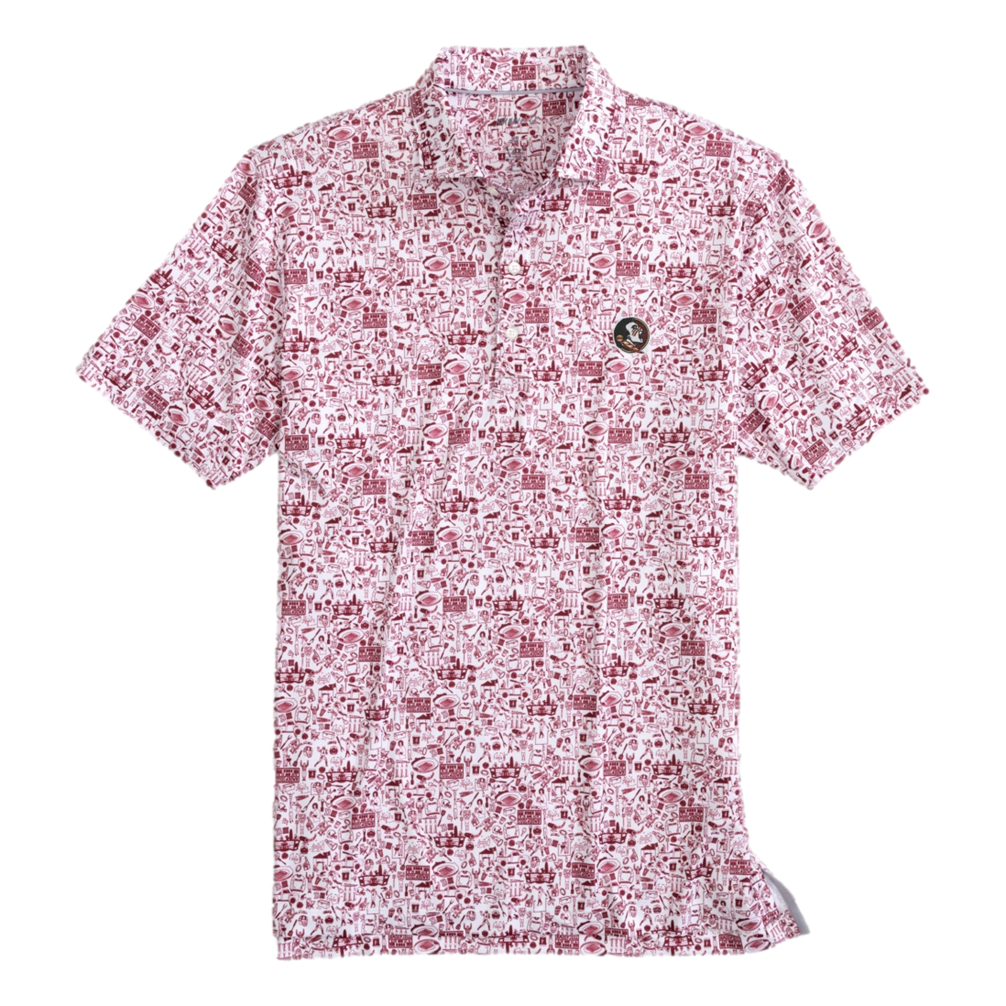 FSU Seminoles Tailgator Print Polo Shirt
