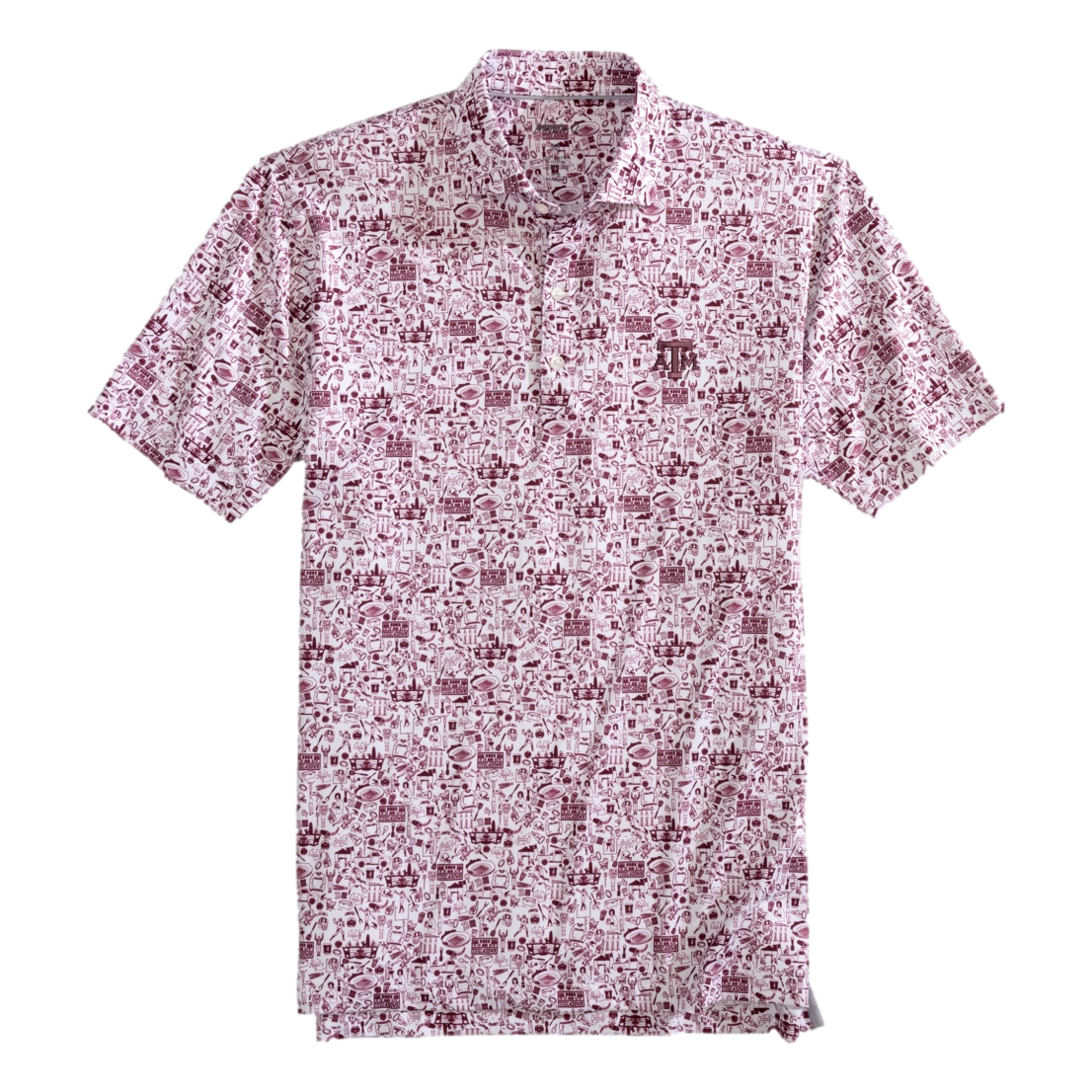 Texas A&M Aggies Tailgator 2.0 Printed Polo Shirt