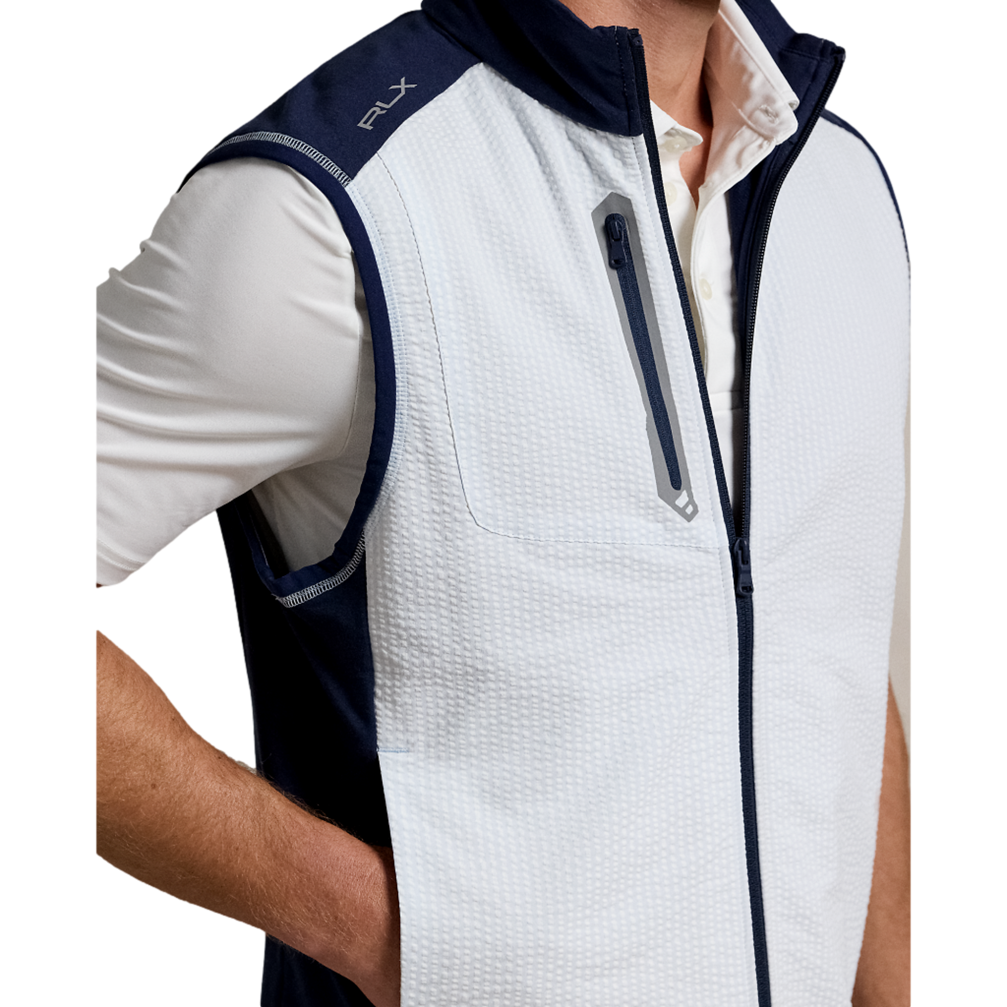 RLX Golf Hybrid Full-Zip Tech Terry Vest | PGA TOUR Superstore