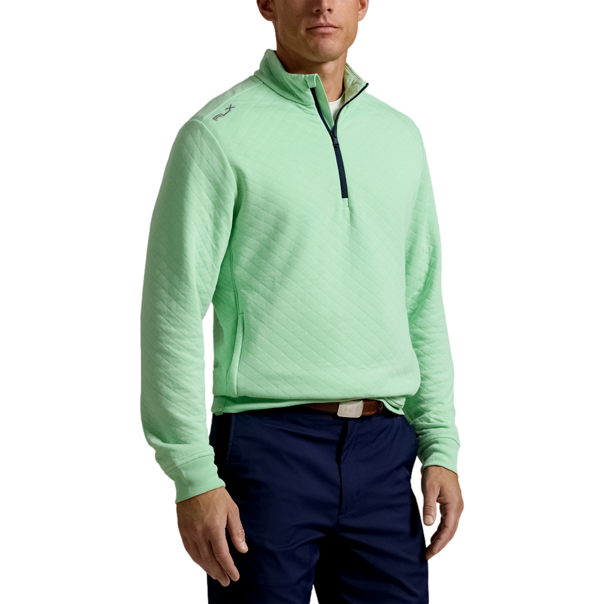 RLX Golf Quilted Double Knit Quarter Zip Pull Over | PGA TOUR