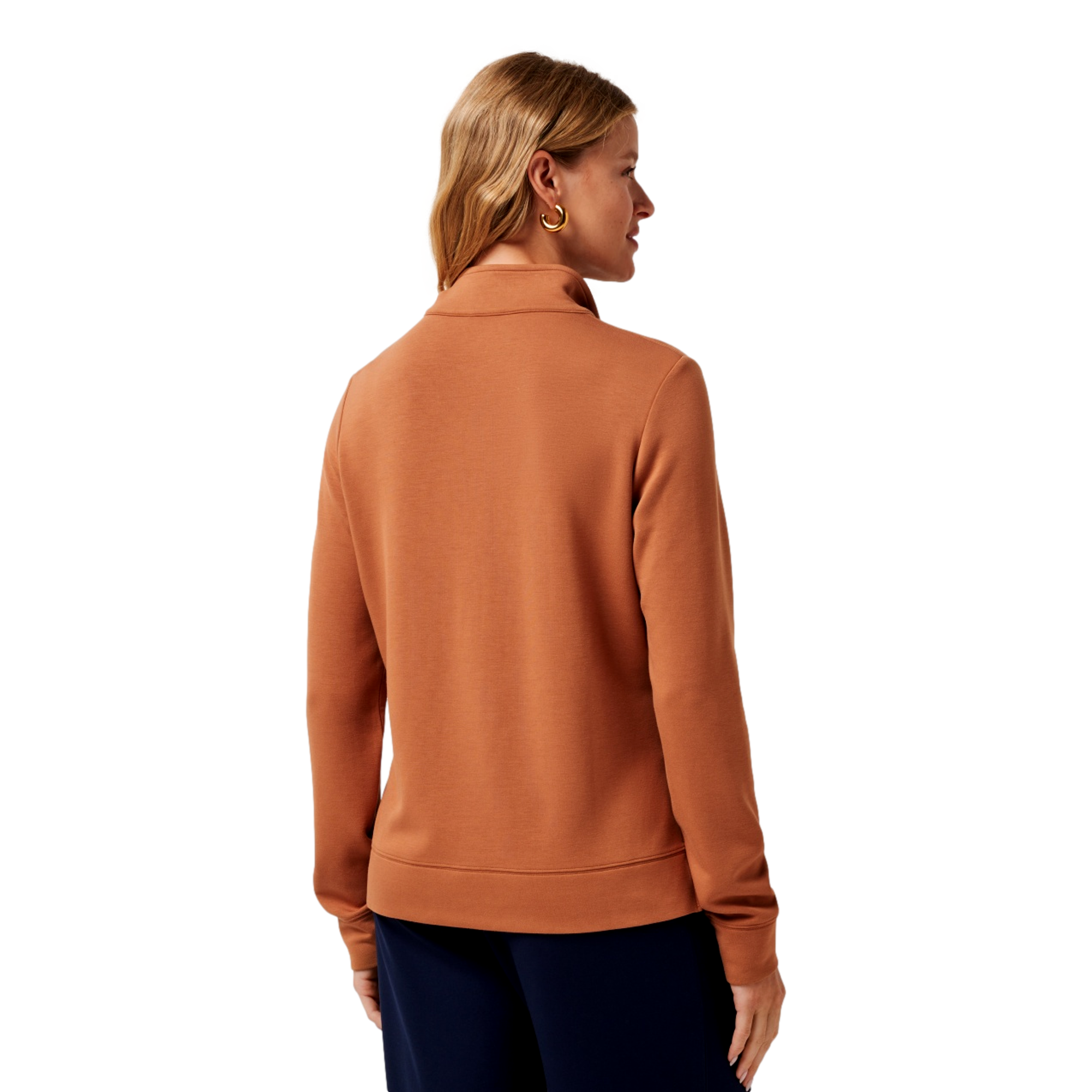 Women's Solid Quarter Zip
