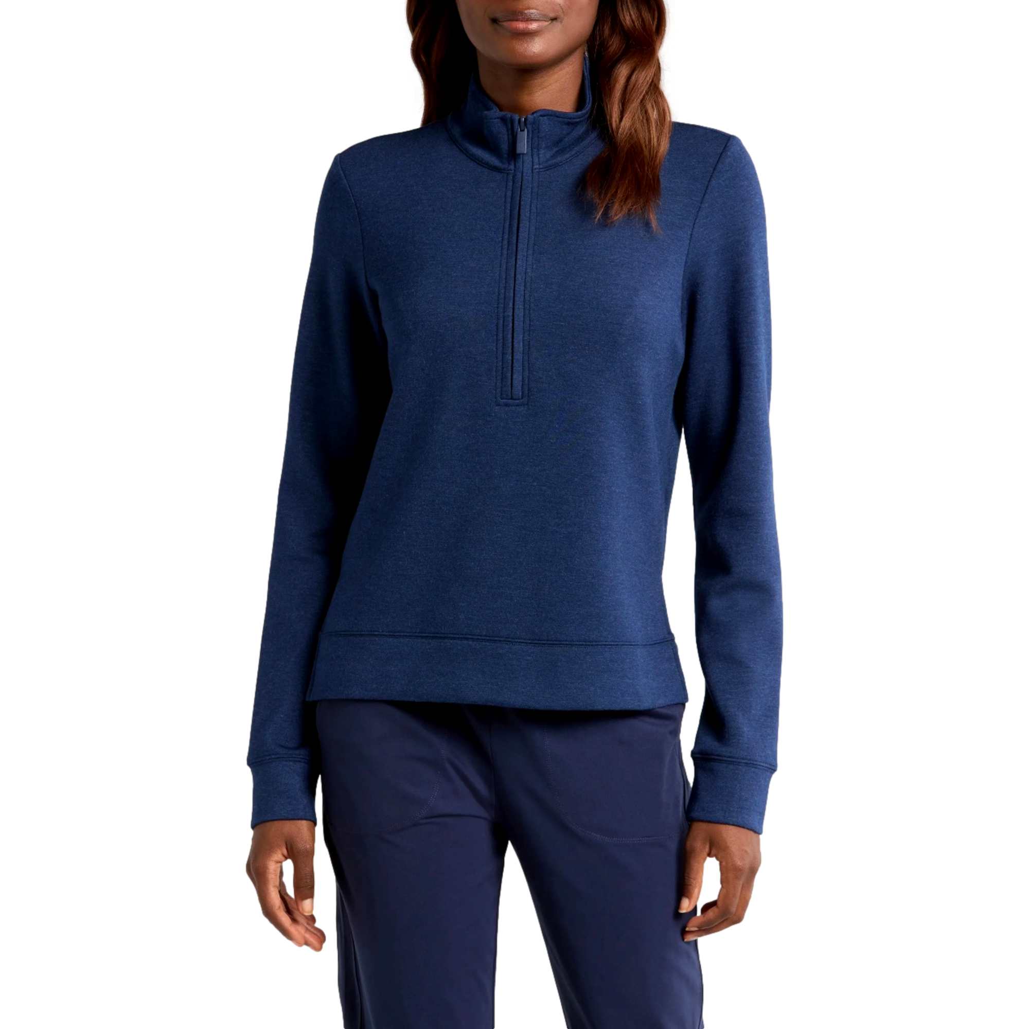 Women's Solid Quarter Zip