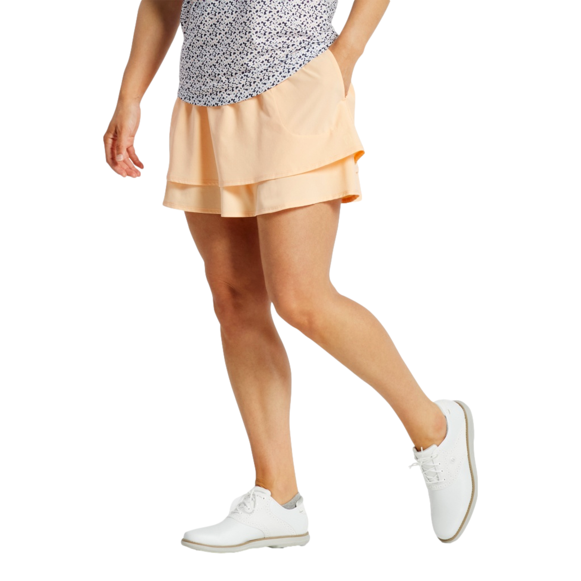 Lightweight Woven Tiered Women's Golf Skirt