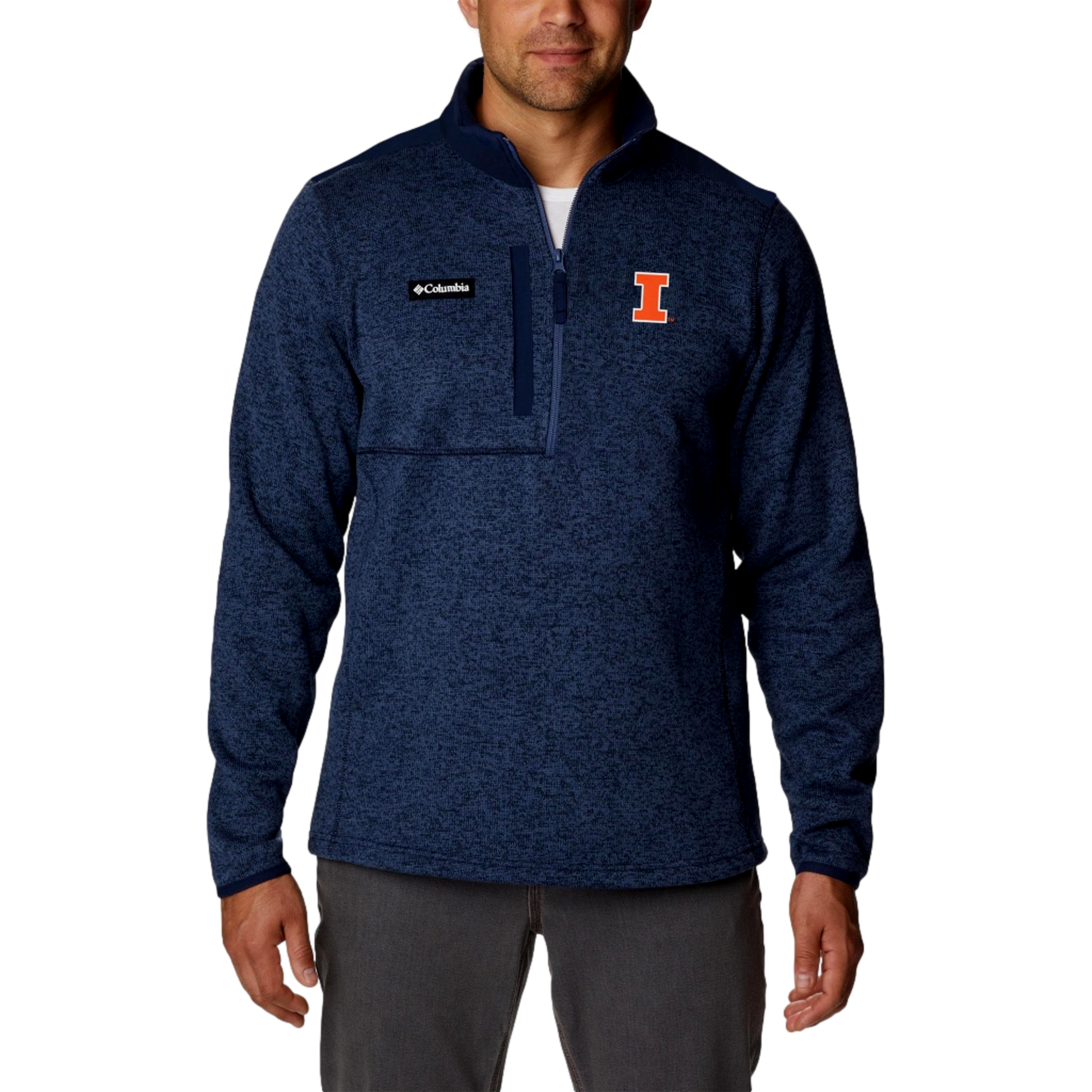 Illinois Fighting Illini Sweater Weather Men's Golf Quarter Zip