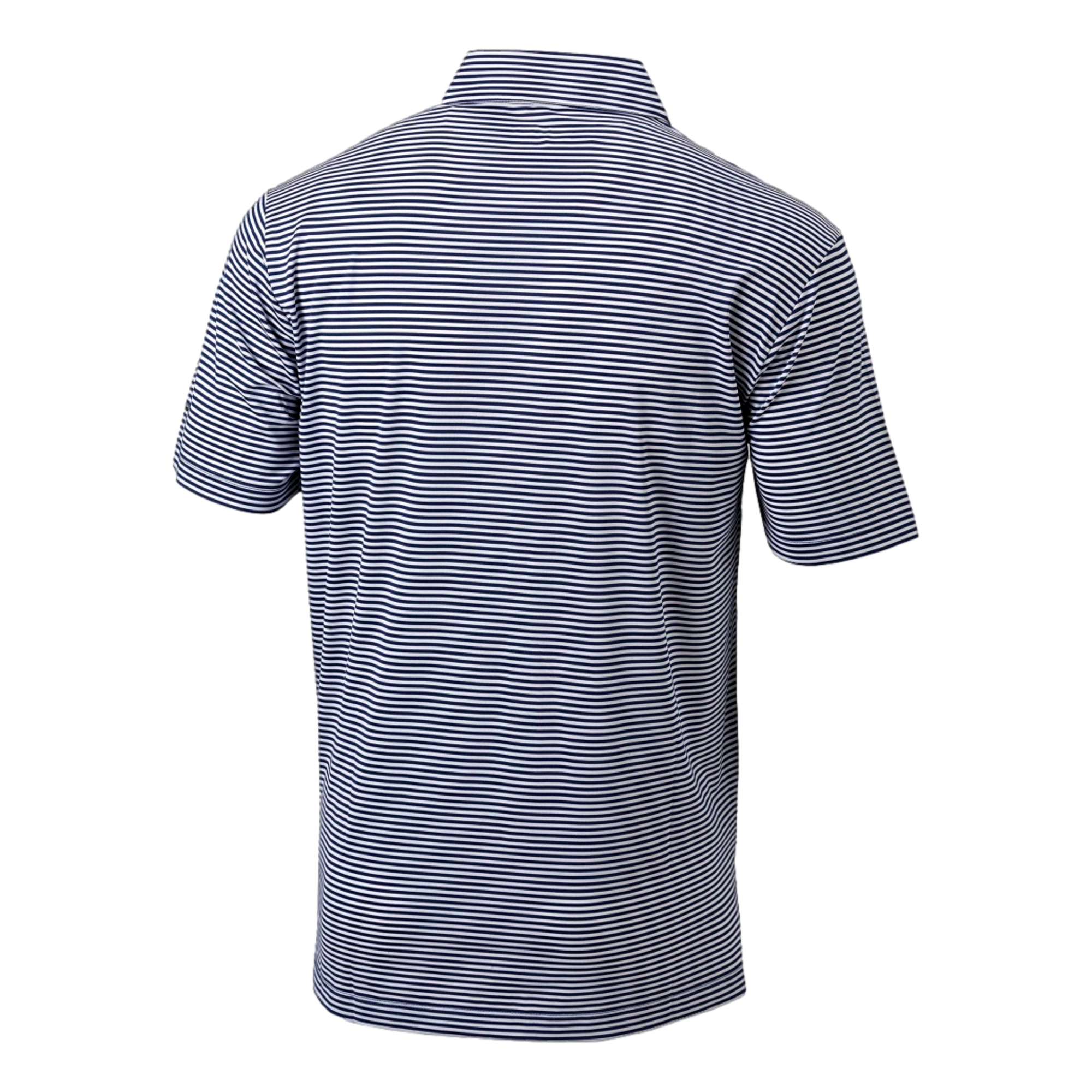 Michigan Club Invite Stripe Polo