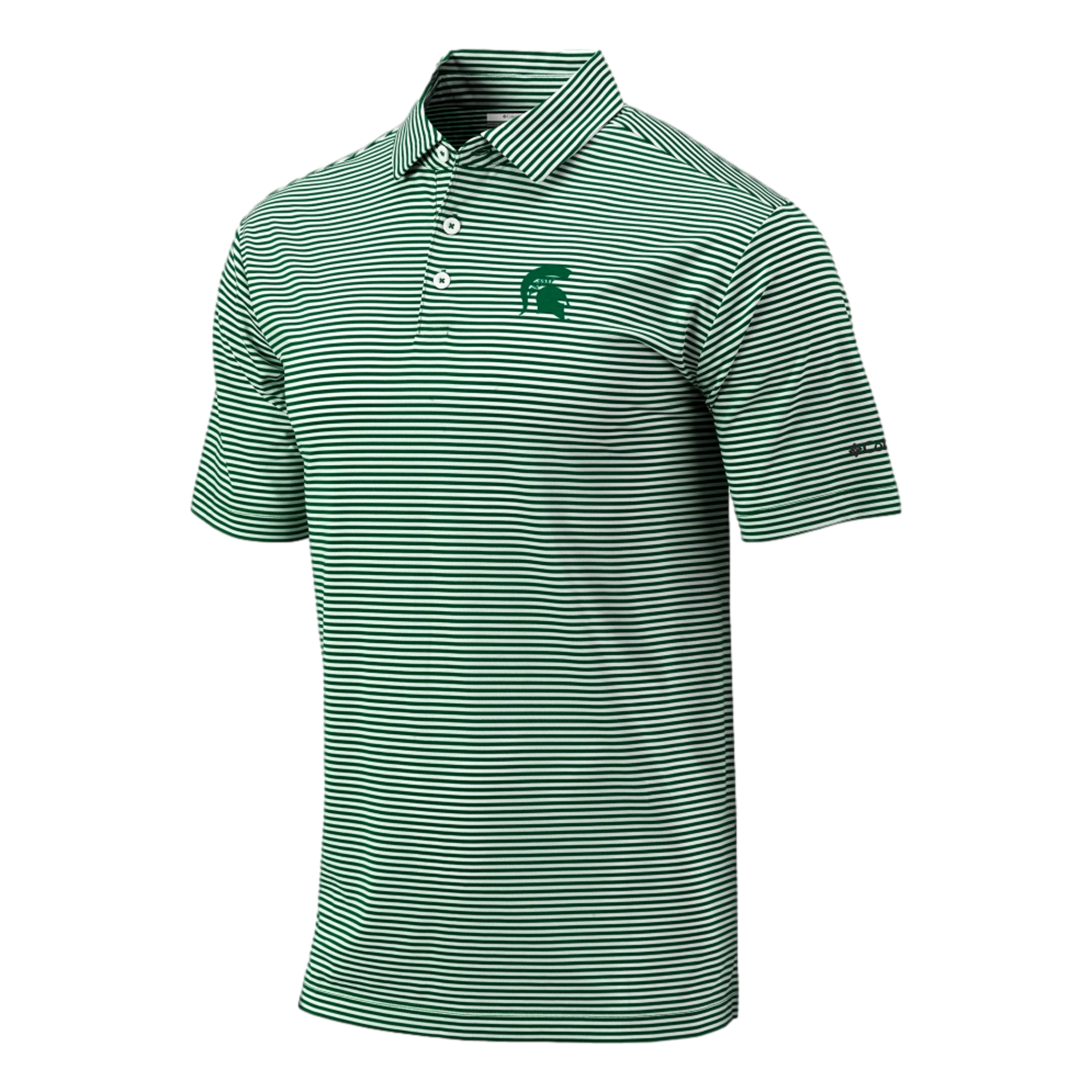 Michigan State Club Invite Stripe Polo