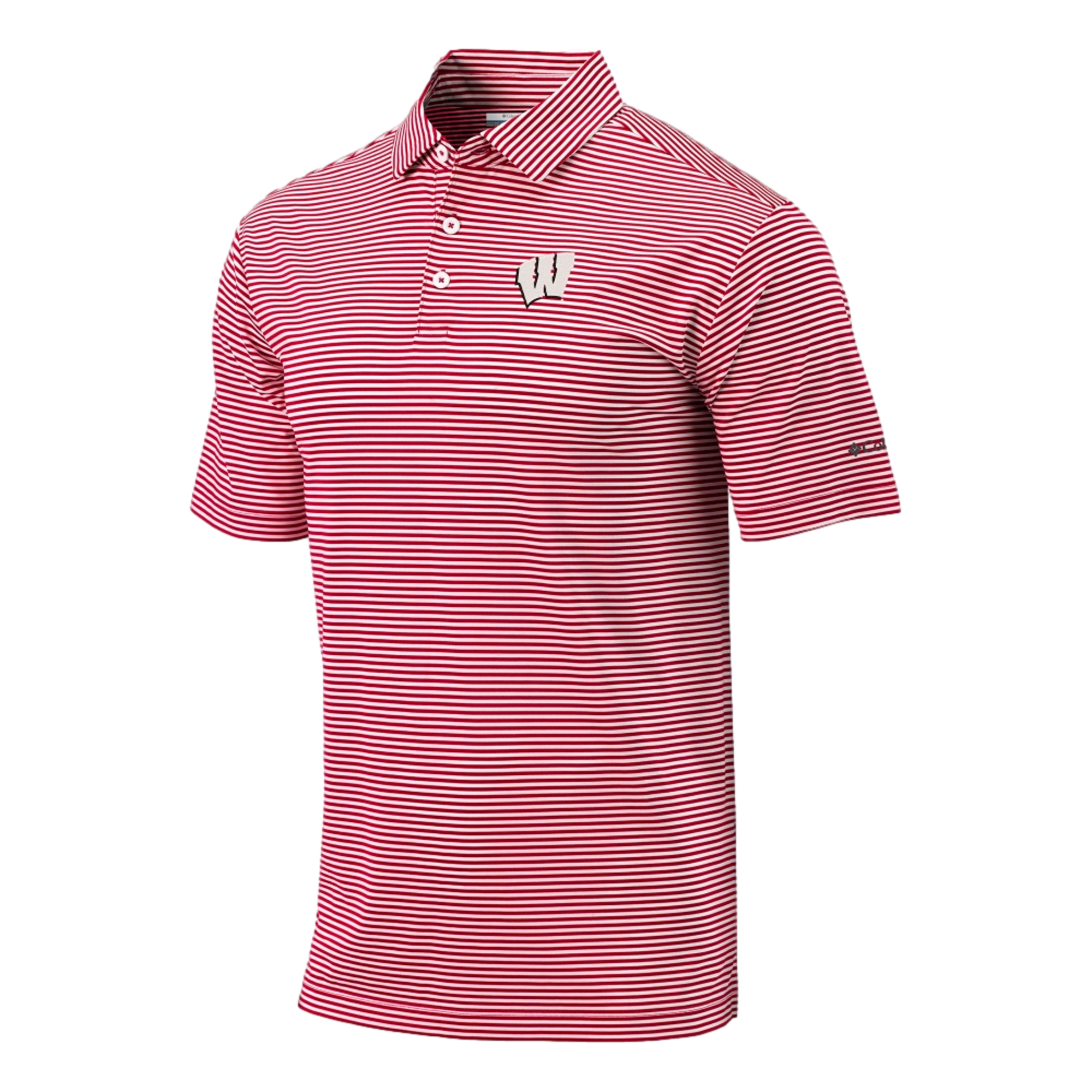 Wisconsin Club Invite Stripe Polo