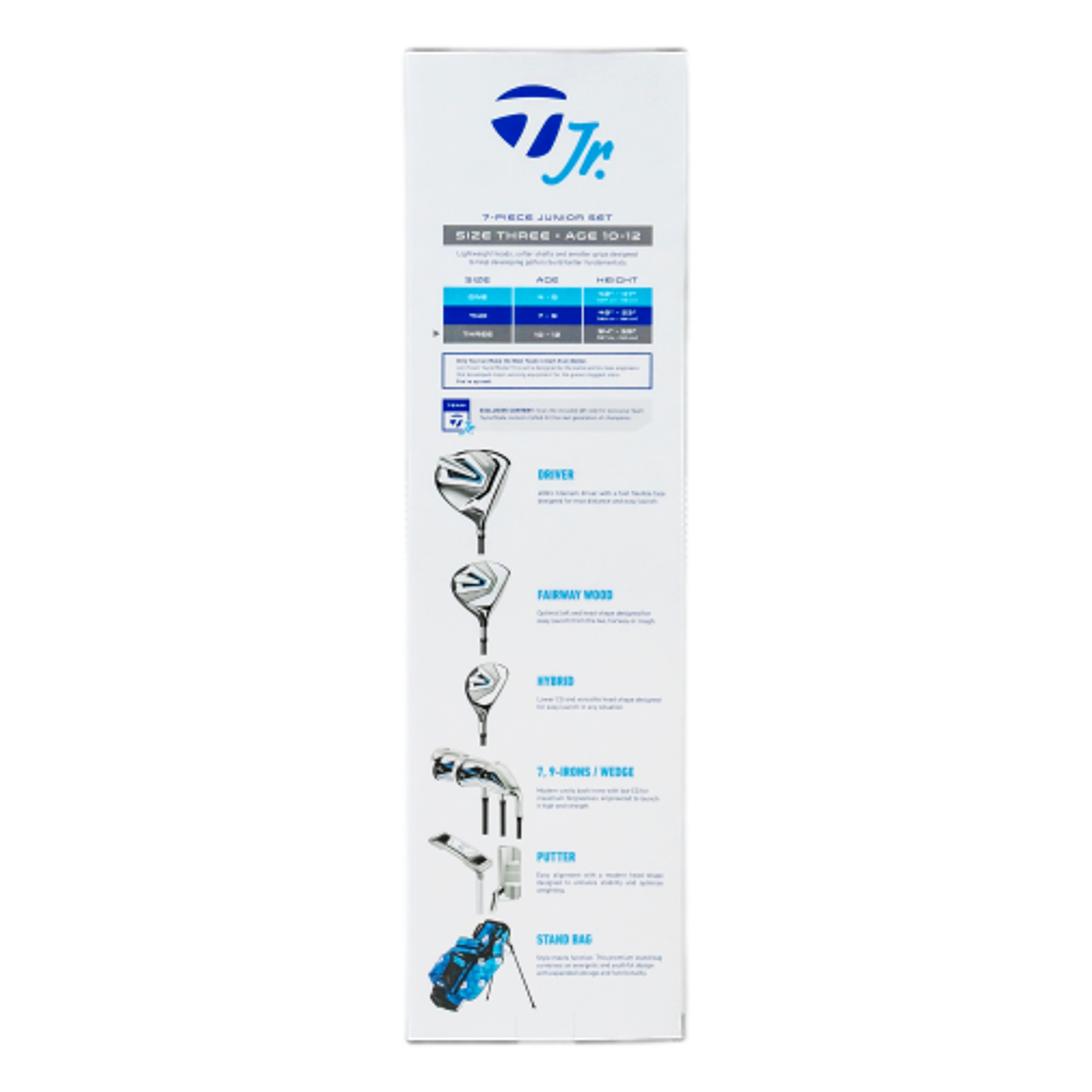 Team TaylorMade Size 3 (7-Club) Junior Complete Set