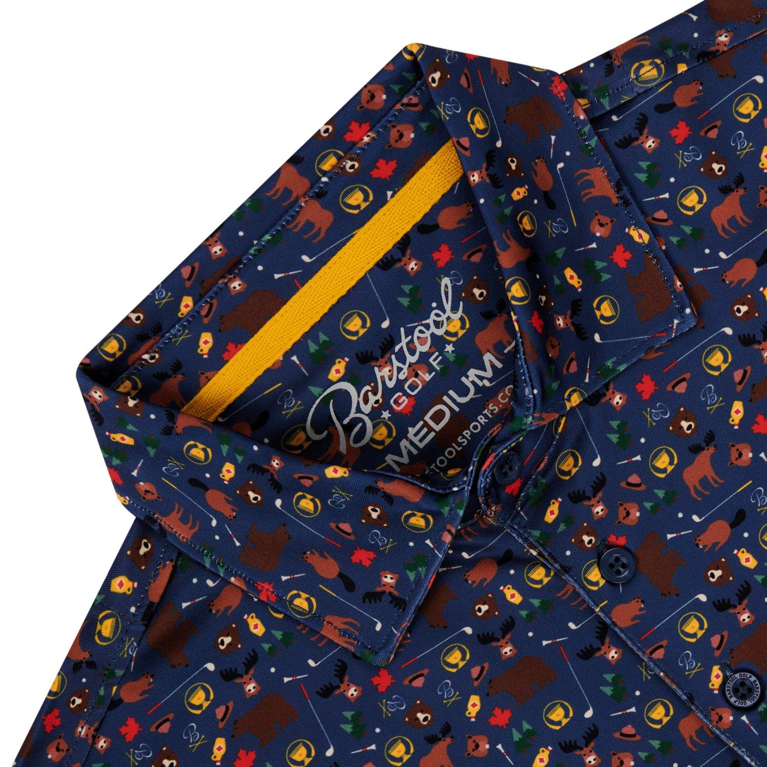 Presidents Cup x Barstool Printed Men's Short Sleeve Golf Polo Shirt