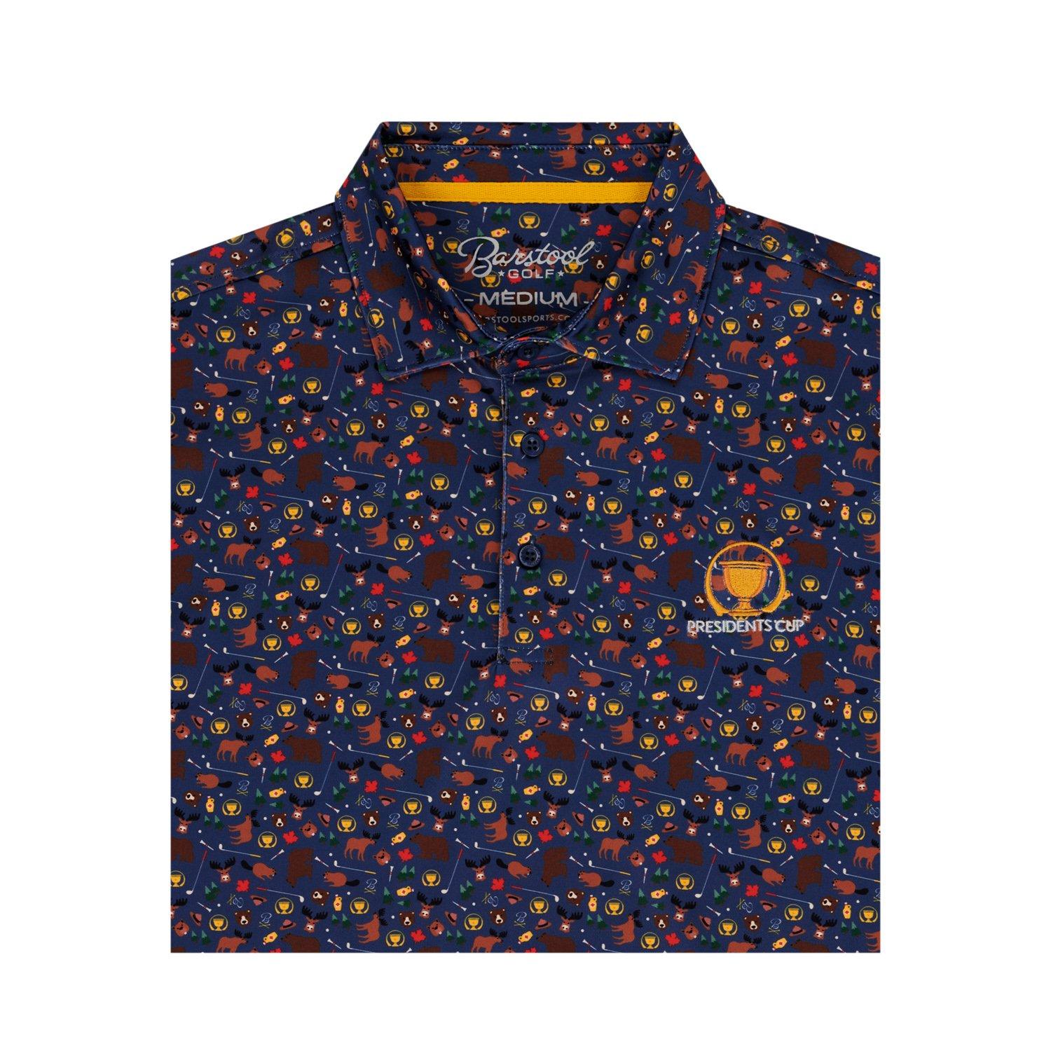 Presidents Cup x Barstool Printed Men's Short Sleeve Golf Polo Shirt