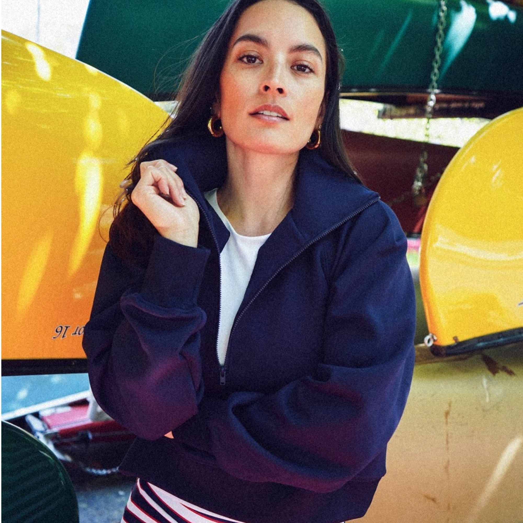 Nora Quarter Zip Sweatshirt