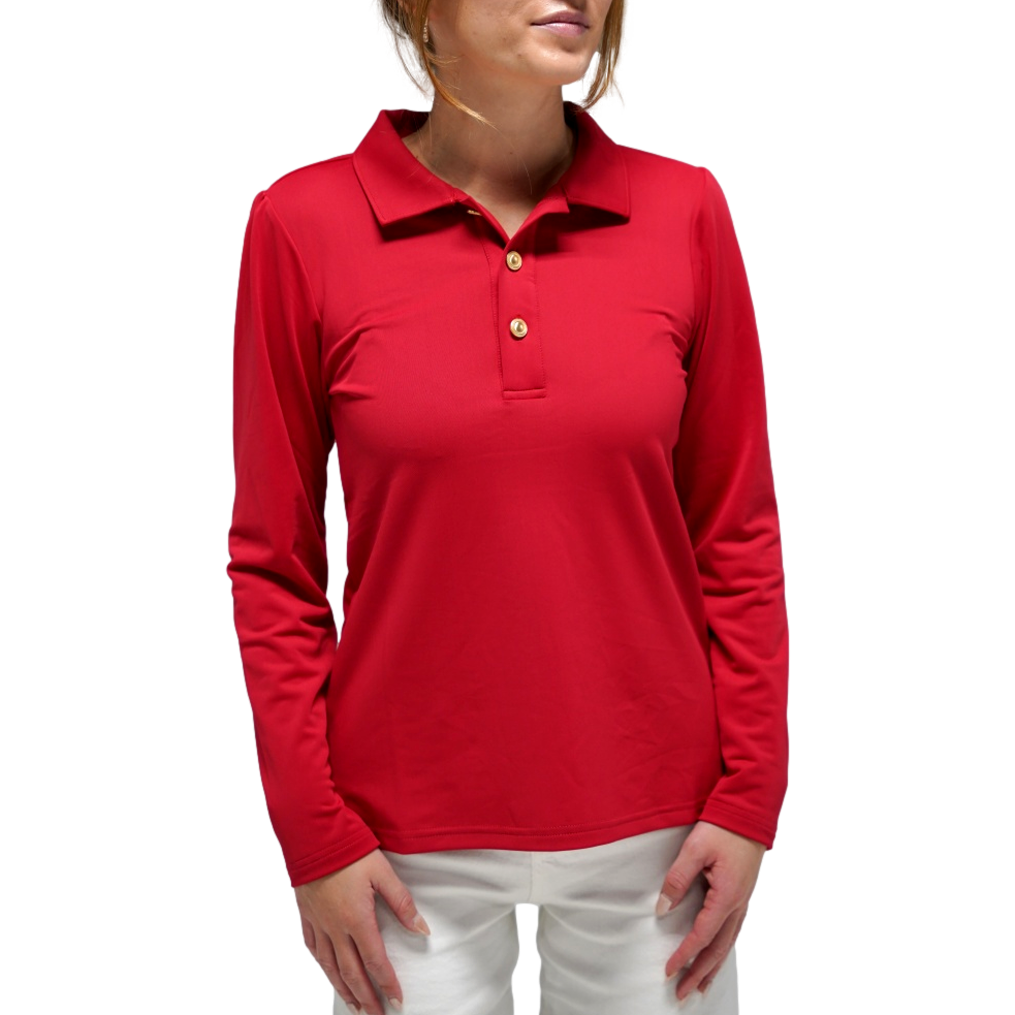 Jean Long Sleeve Polo