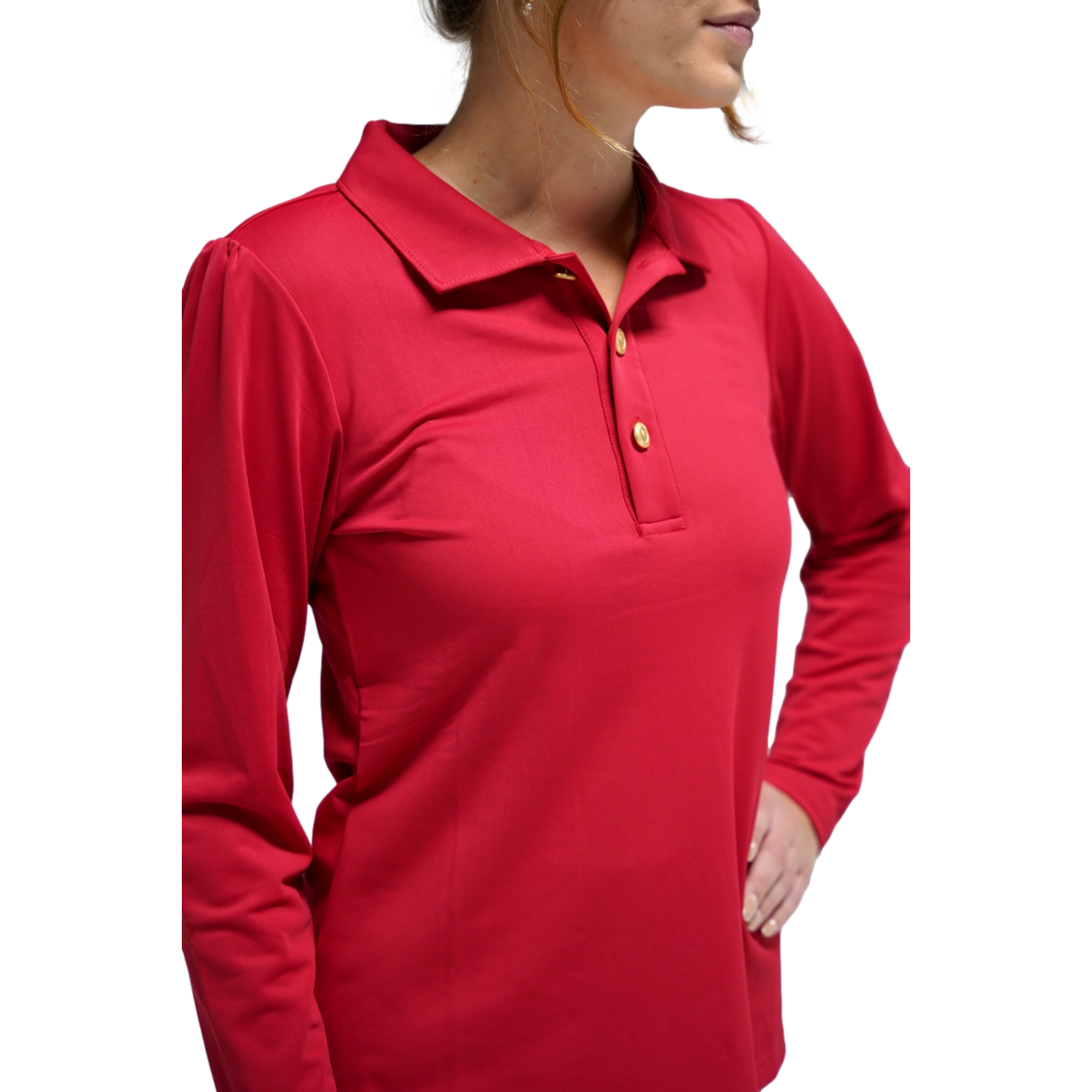 Jean Long Sleeve Polo