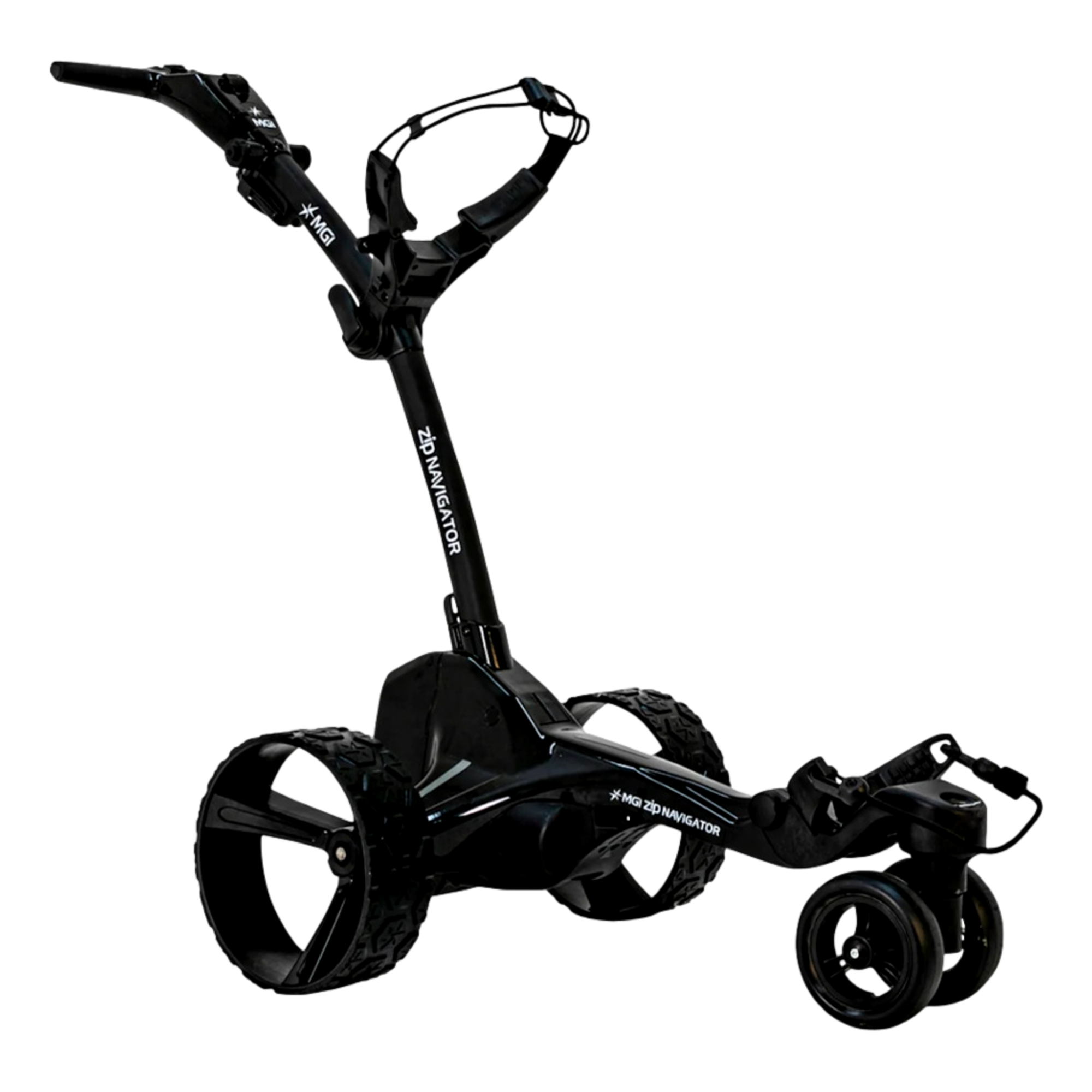 Zip Navigator 2024 Electric Caddy, Black – MGI Golf Electric Push Cart