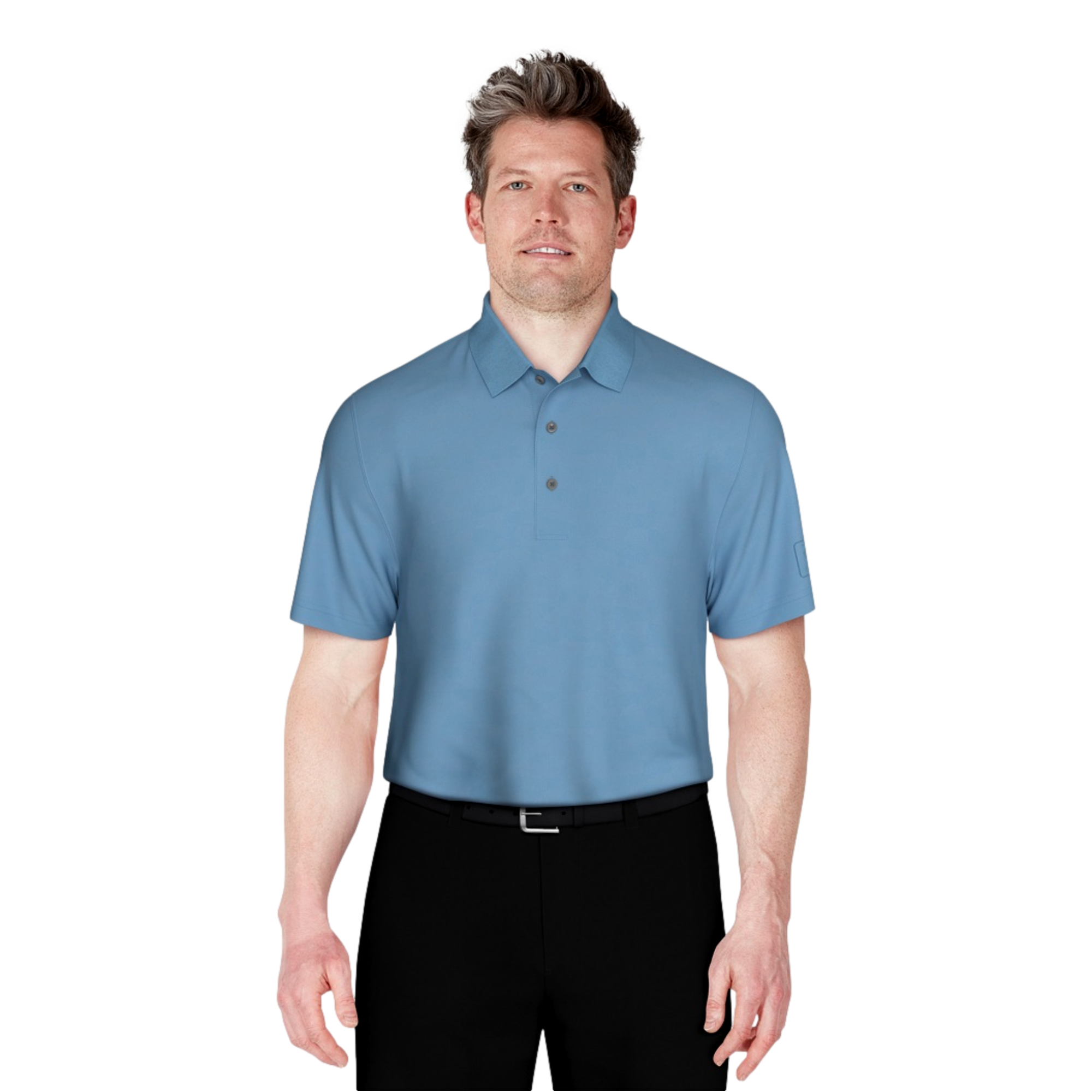 Airflux Solid Mesh Golf Polo